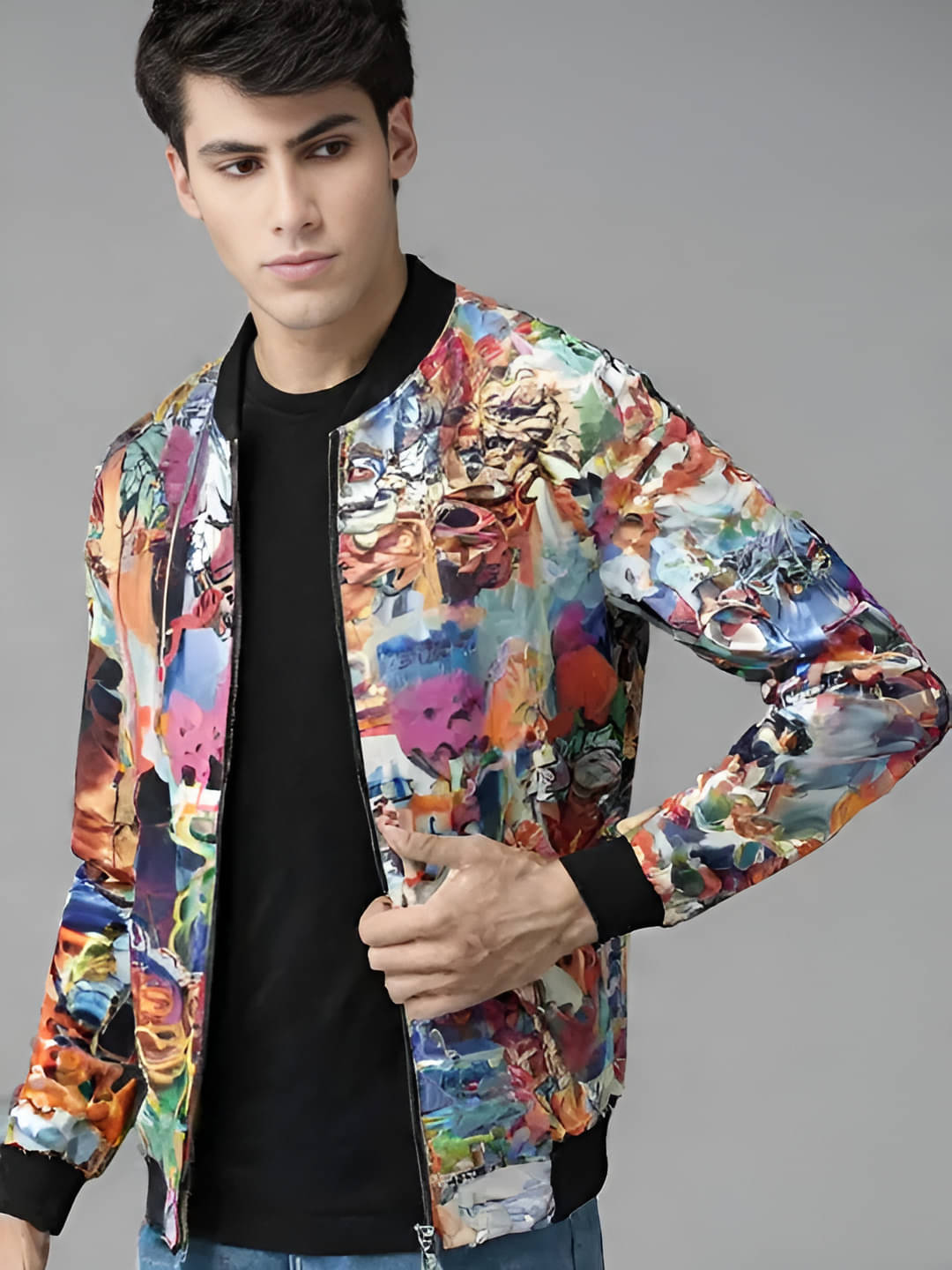 PLUS PARADISE Polyester Men's Casual Jacket - Multicolor ( Pack of 1 )     			PLUS PARADISE Polyester Men's Casual Jacket - Multicolor ( Pack of 1 )