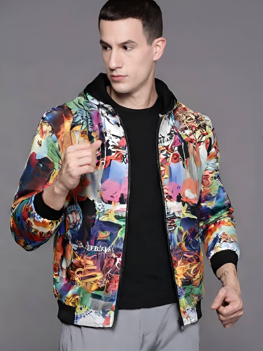 PLUS PARADISE Polyester Men's Casual Jacket - Multicolor ( Pack of 1 ) - Jackets & Coats | Buy online on ZillyBuy