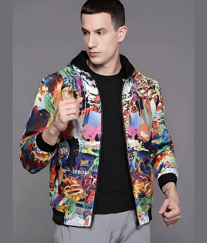 PLUS PARADISE Polyester Men's Casual Jacket - Multicolor ( Pack of 1 ) - Jackets & Coats | Buy online on ZillyBuy