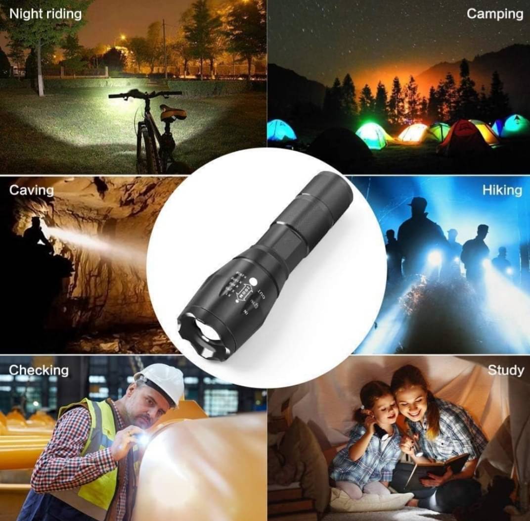 QitmirMKT Emergency 5 Modes Torch Black Hand Torch ( Pack of 1 ) QitmirMKT Emergency 5 Modes Torch Black Hand Torch ( Pack of 1 )