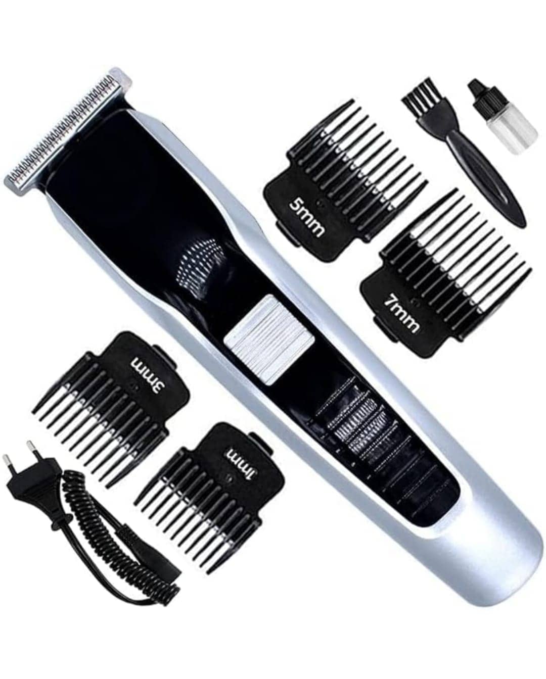 QitmirMKT Super Trimmer 538 m098748 Black Cordless Beard Trimmer With 120 minutes Runtime
