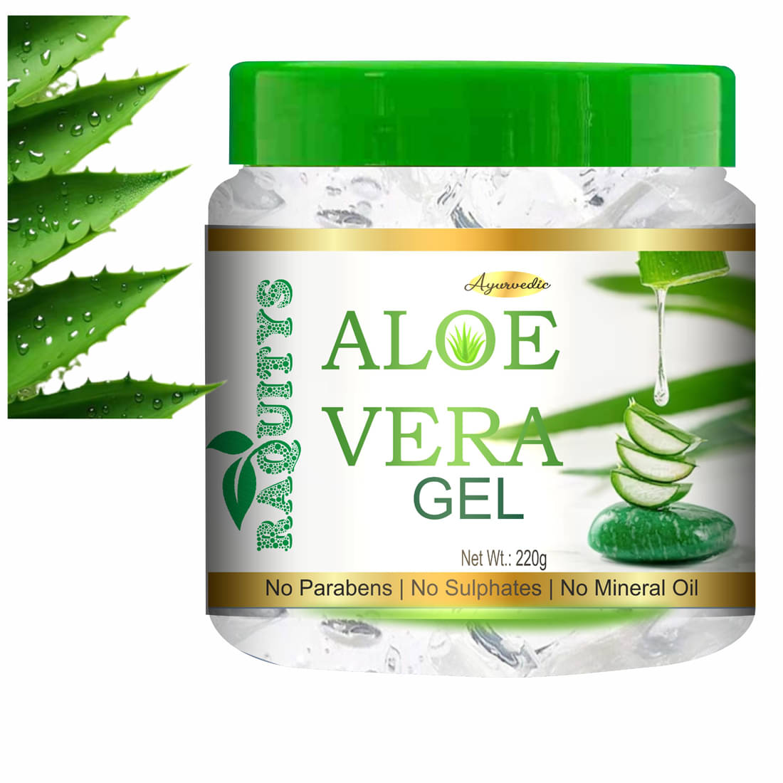     			RAQUITYS Moisturizer All Skin Type Aloe Vera ( 220 gm )