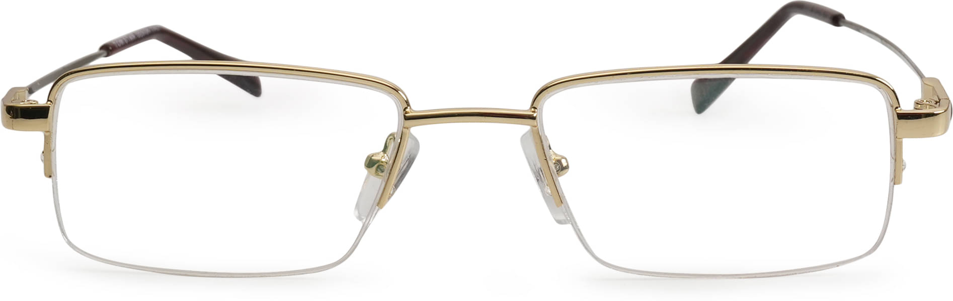 Redex Gold Rectangular Eyeglass Frame ( Pack of 1 ) Redex Gold Rectangular Eyeglass Frame ( Pack of 1 )