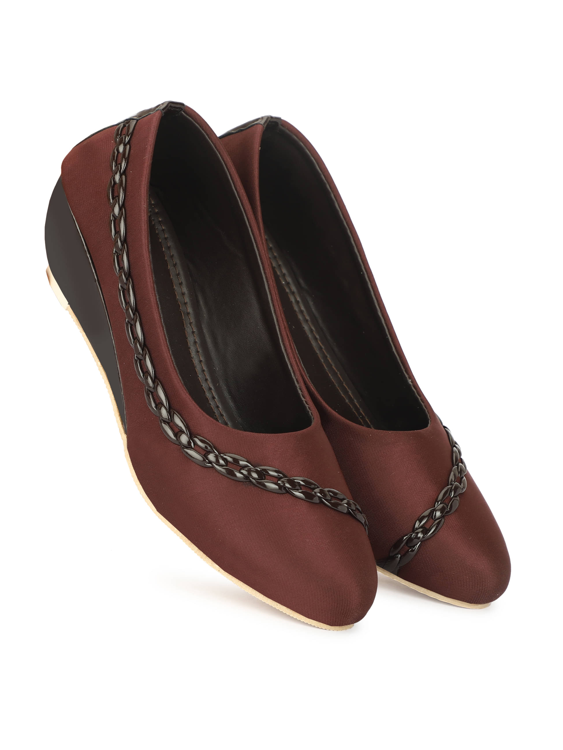     			Rimezs Brown Women's Casual Ballerinas