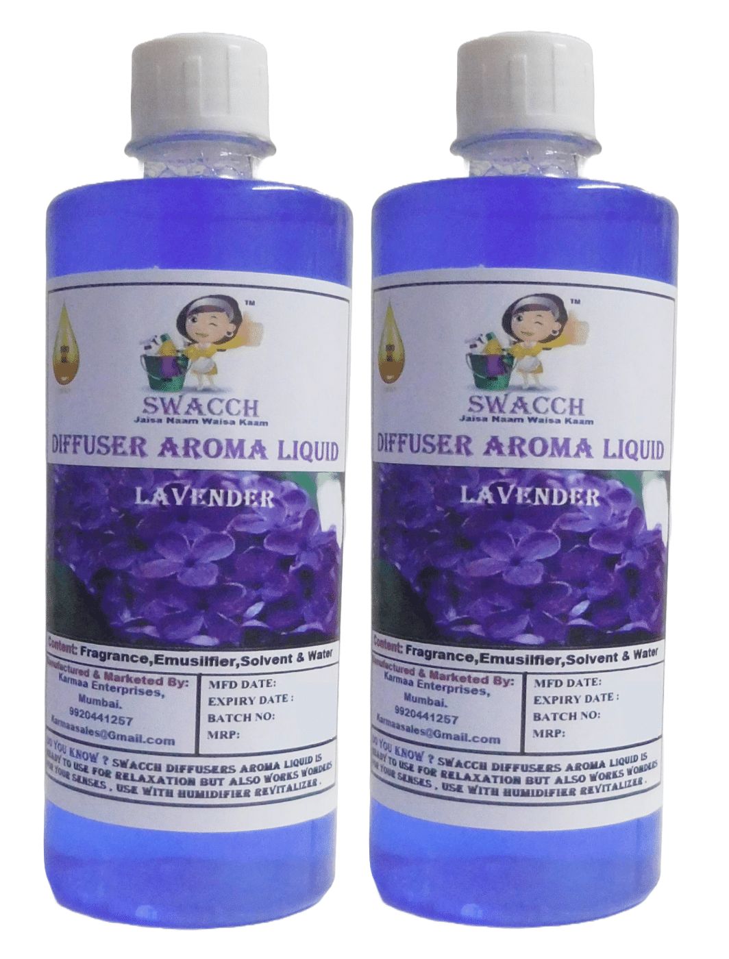     			SWACCH Evaporative Diffuser Refill Lavender 1000 mL