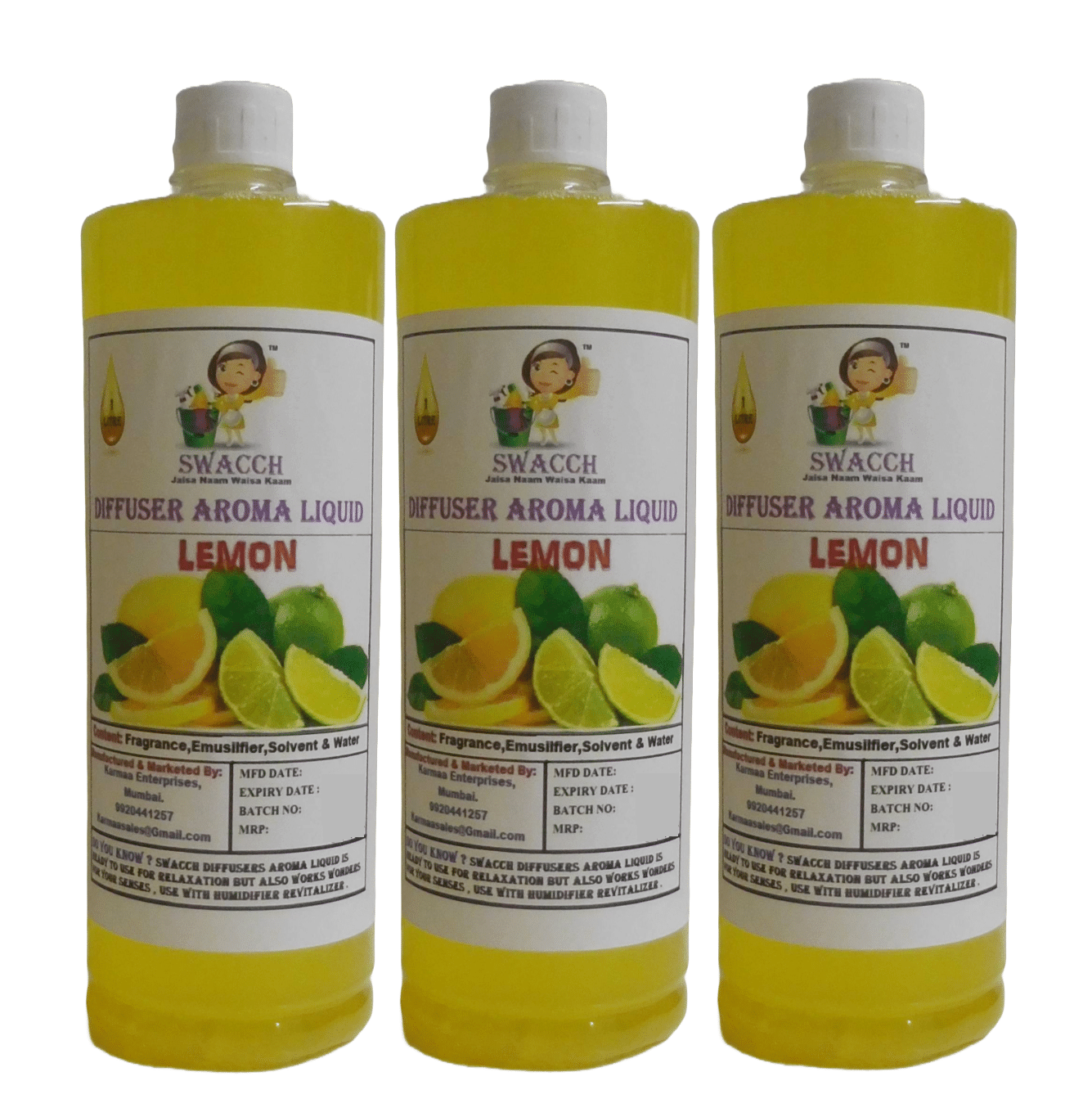 SWACCH Evaporative Diffuser Refill Lemon 3000 mL SWACCH Evaporative Diffuser Refill Lemon 3000 mL