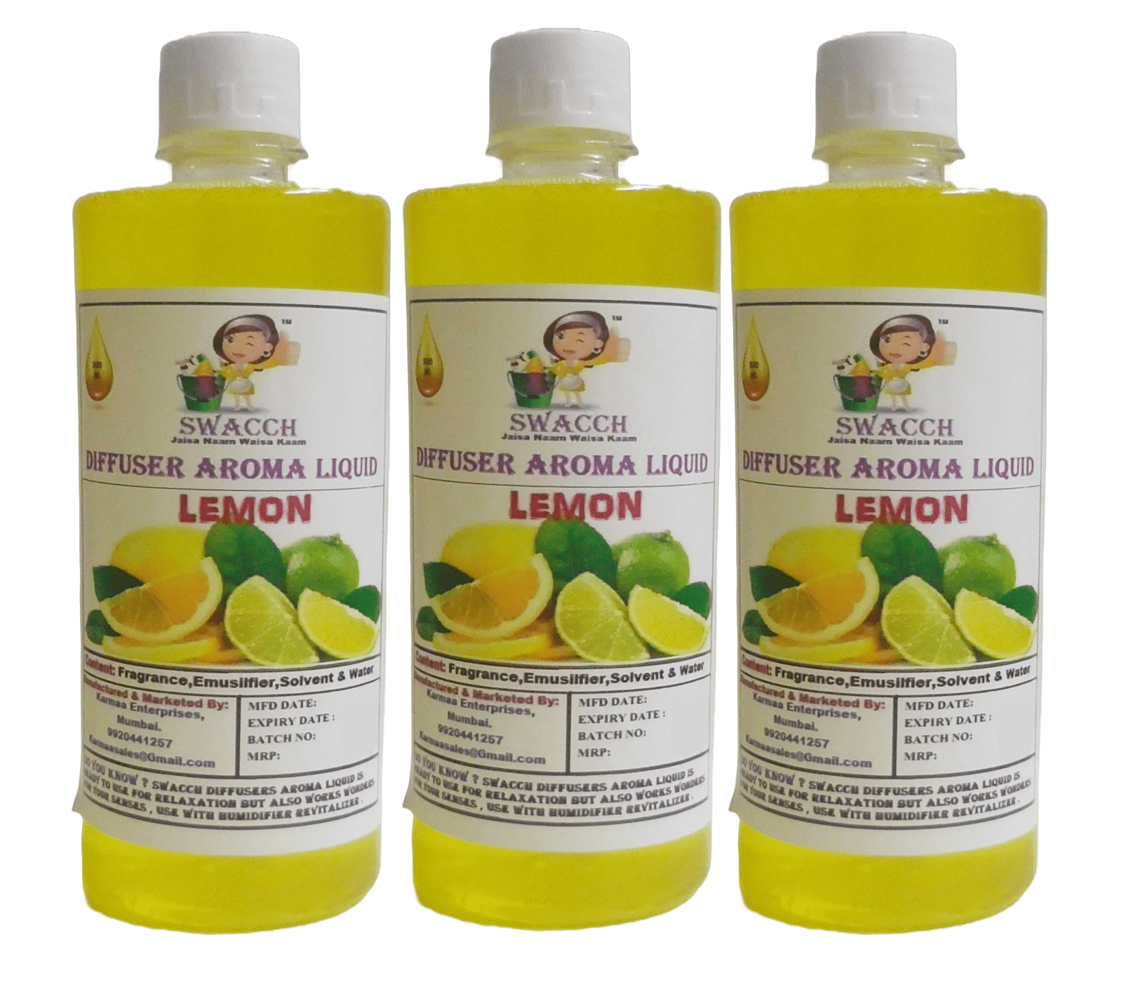 SWACCH Evaporative Diffuser Refill Lemon 1500 mL SWACCH Evaporative Diffuser Refill Lemon 1500 mL