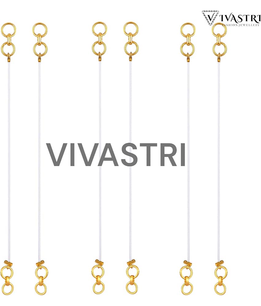 VIVASTRI White EarCuff Earrings ( Pack of 3 ) - Earrings | Buy online on ZillyBuy