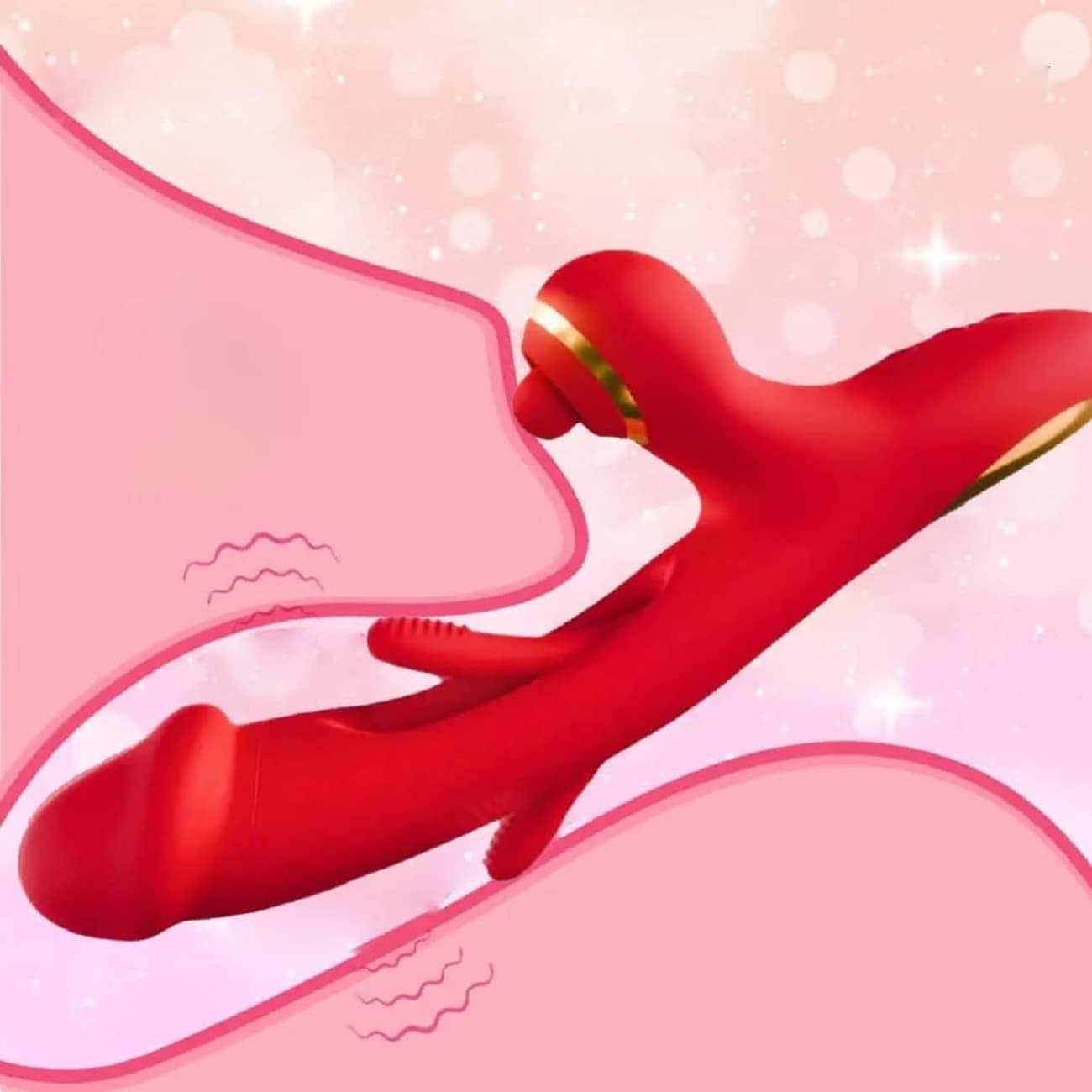 3-IN-1 7 VIBRATION ADULT MASSAGER TOY FLAPPING-TAPPING-VIBRATING WITH MAGNETIC CHARGING OPTION BY KAMAHOUSE