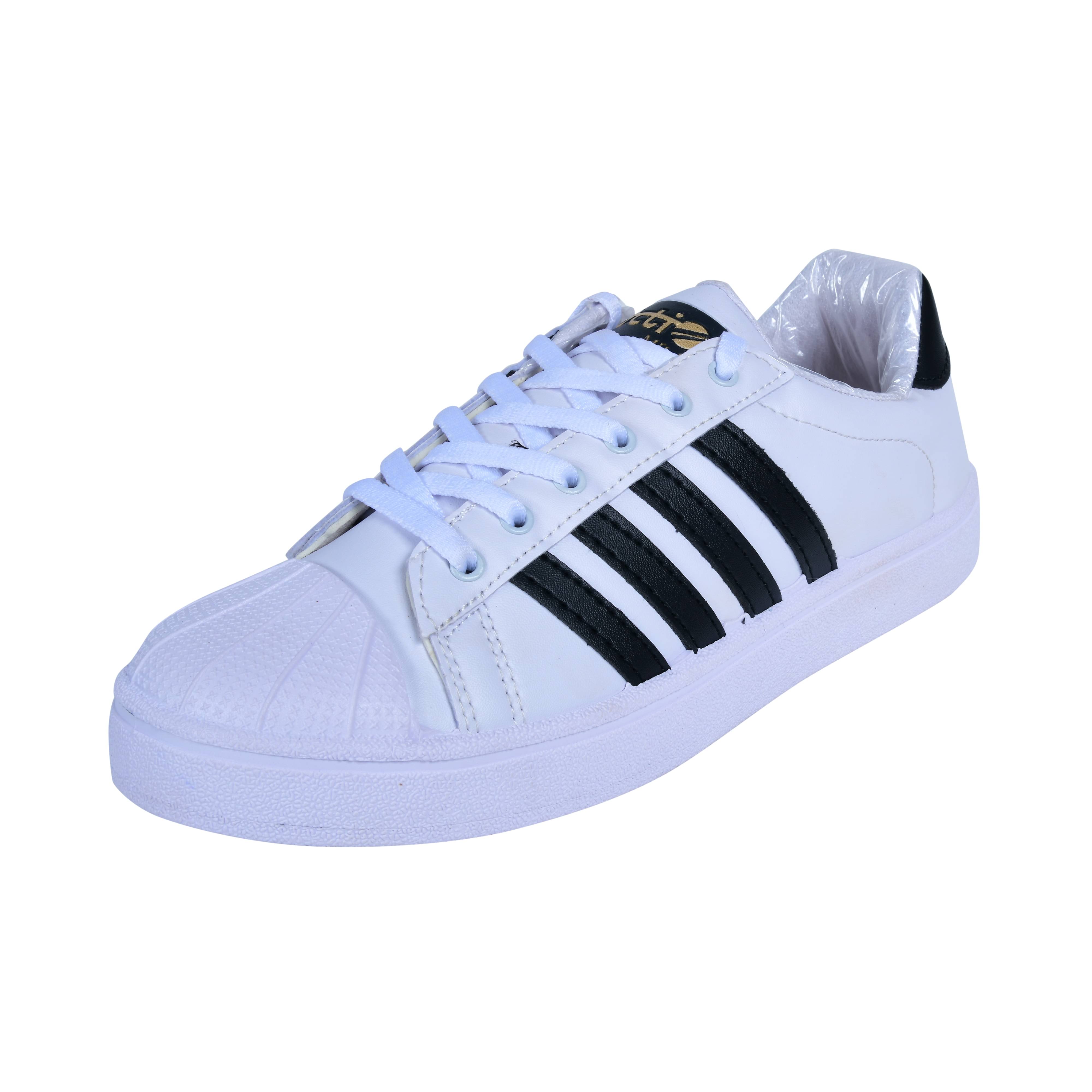     			Action White Men's Sneakers
