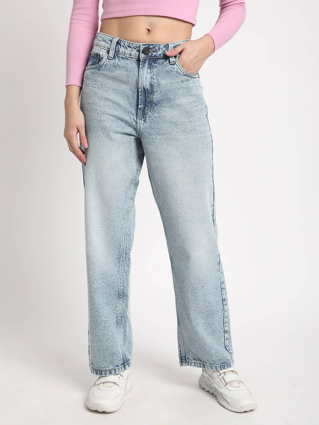     			Bene Kleed - Blue Cotton Straight Fit Women's Jeans ( Pack of 1 )