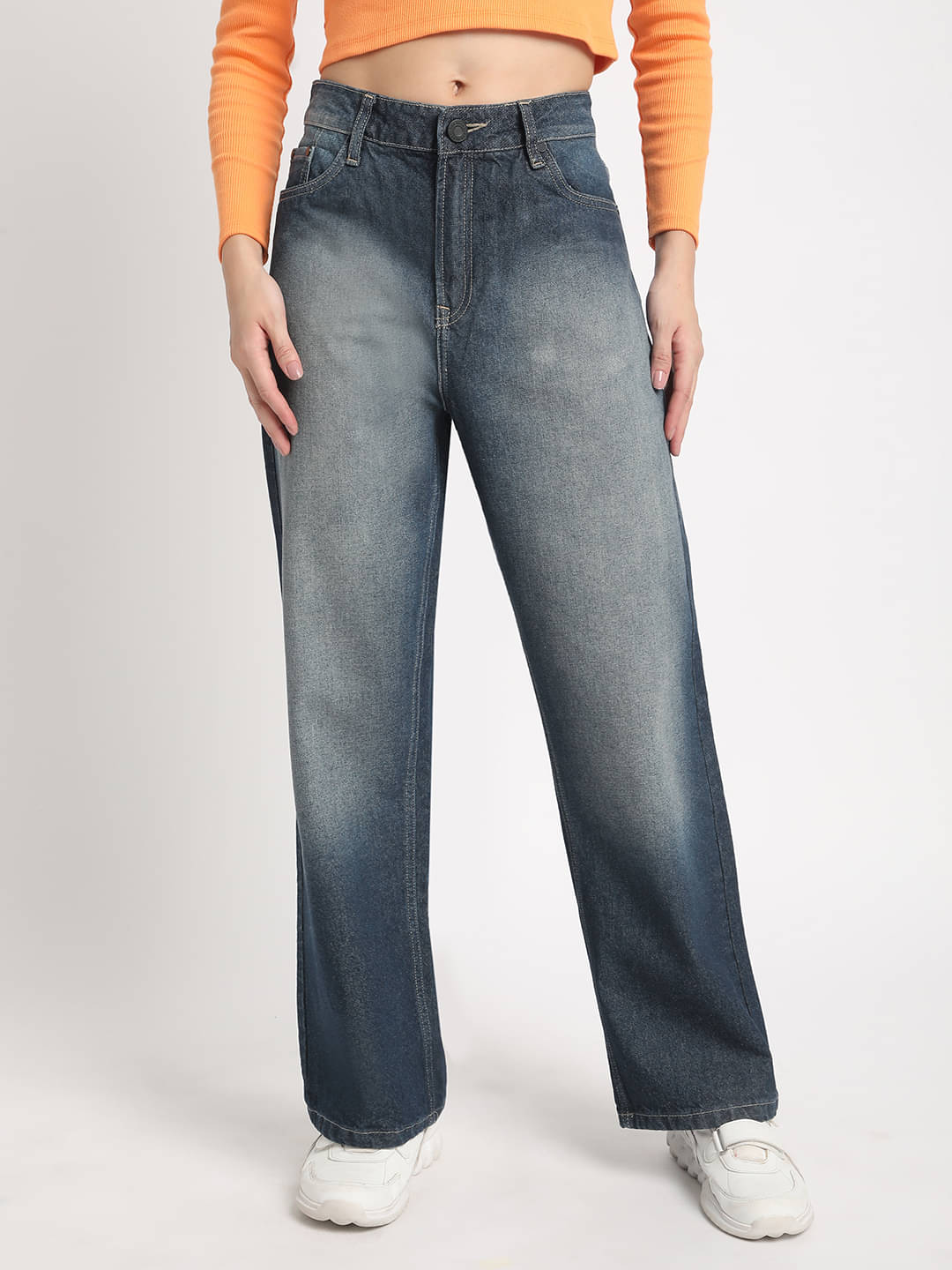     			Bene Kleed - Blue Cotton Straight Fit Women's Jeans ( Pack of 1 )