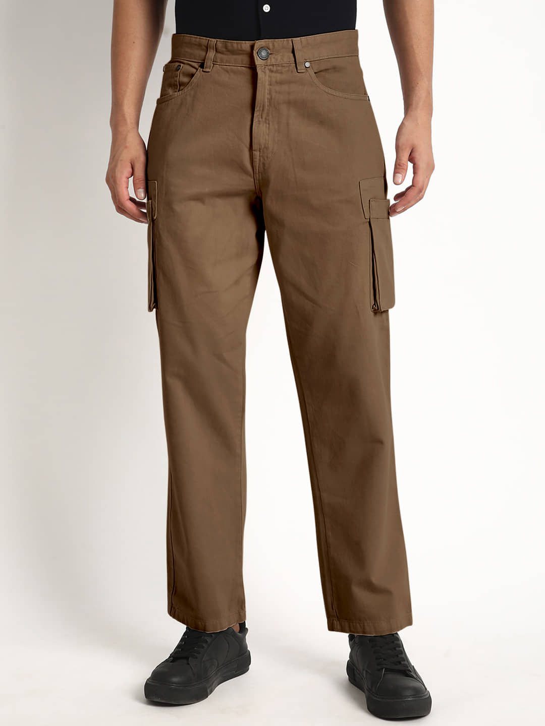 Bene Kleed Men Classic Straight Fit Cargos Trousers - Trousers | Buy online on ZillyBuy