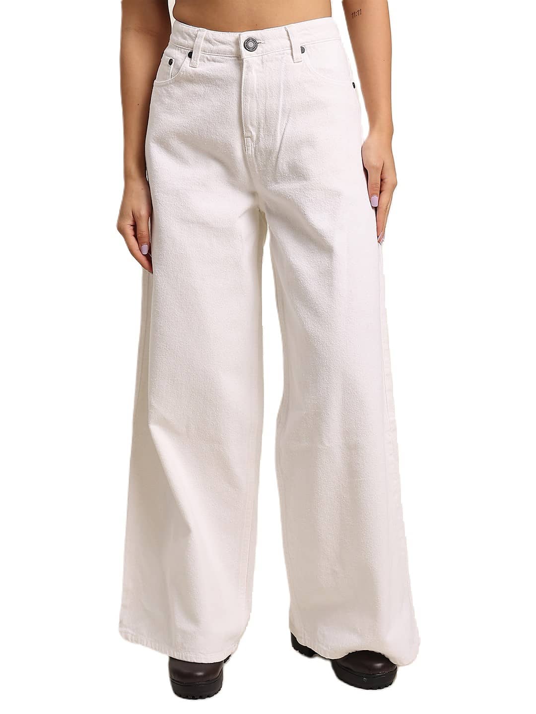 Bene Kleed Women Wide Leg High-Rise Jeans - Jeans | Buy online on ZillyBuy