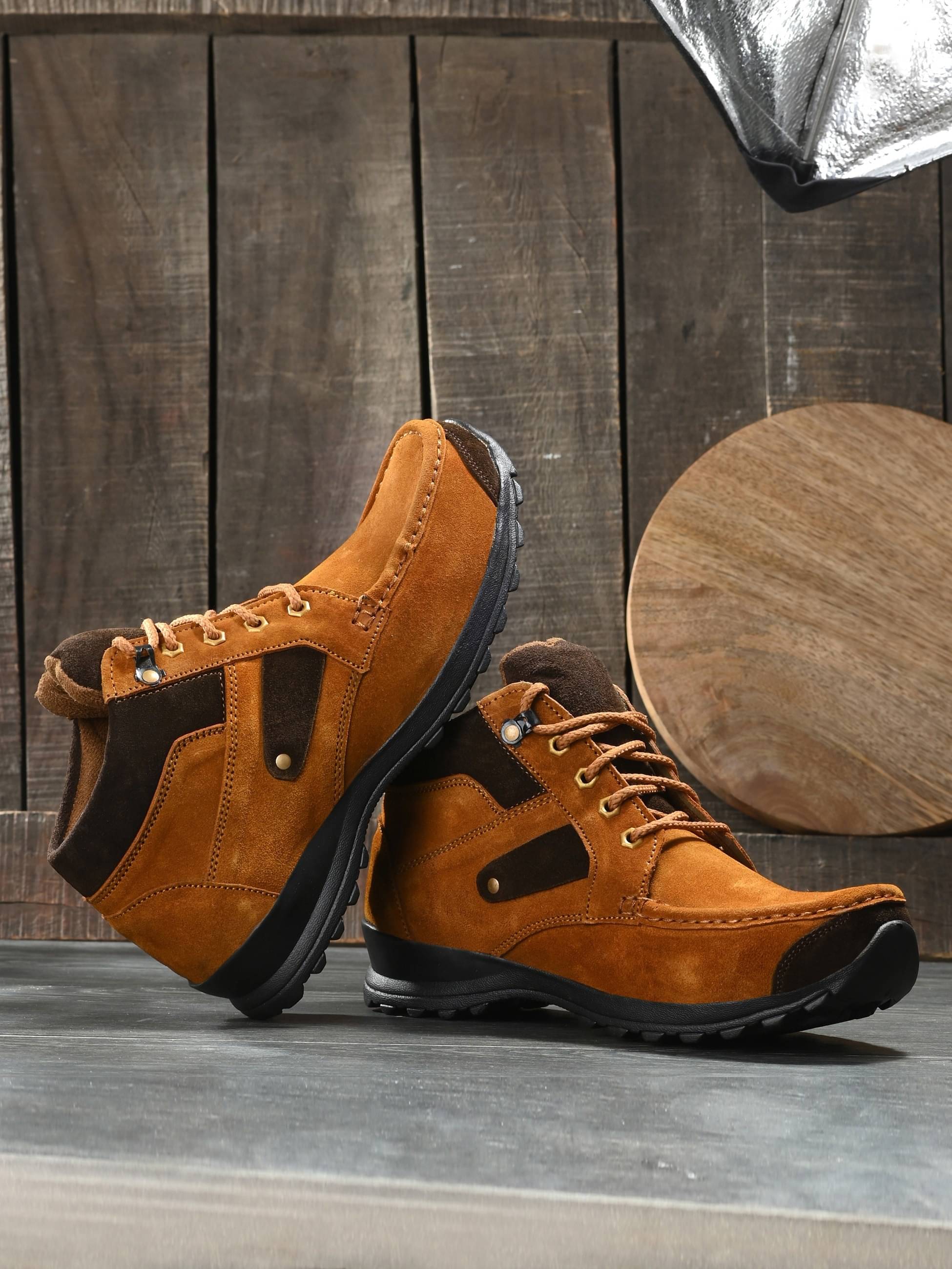 Bucik Men's Tan Men's Trekking Shoes Bucik Men's Tan Men's Trekking Shoes