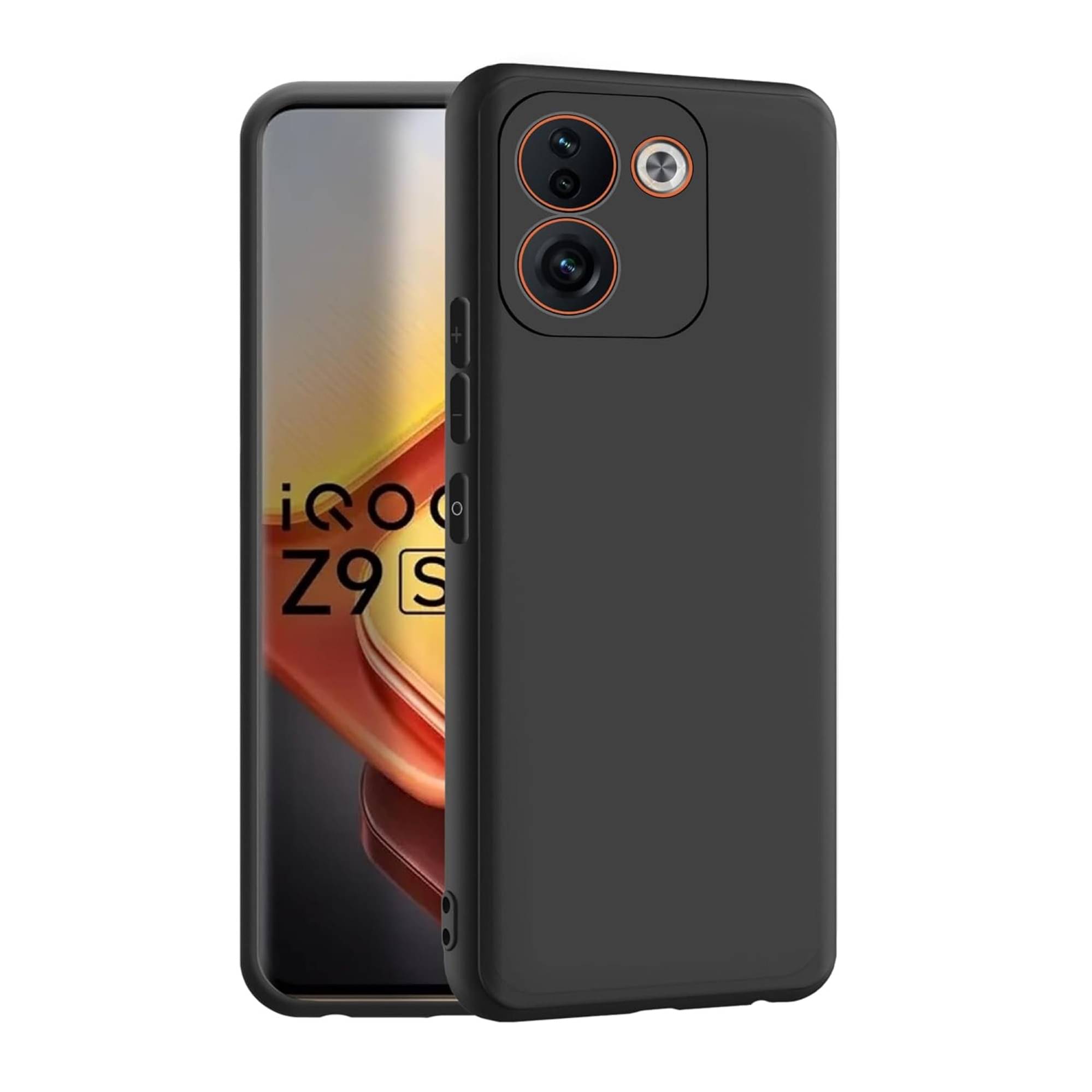     			Case Vault Covers Silicon Soft cases Compatible For Silicon iQOO Z9s Pro 5G ( )