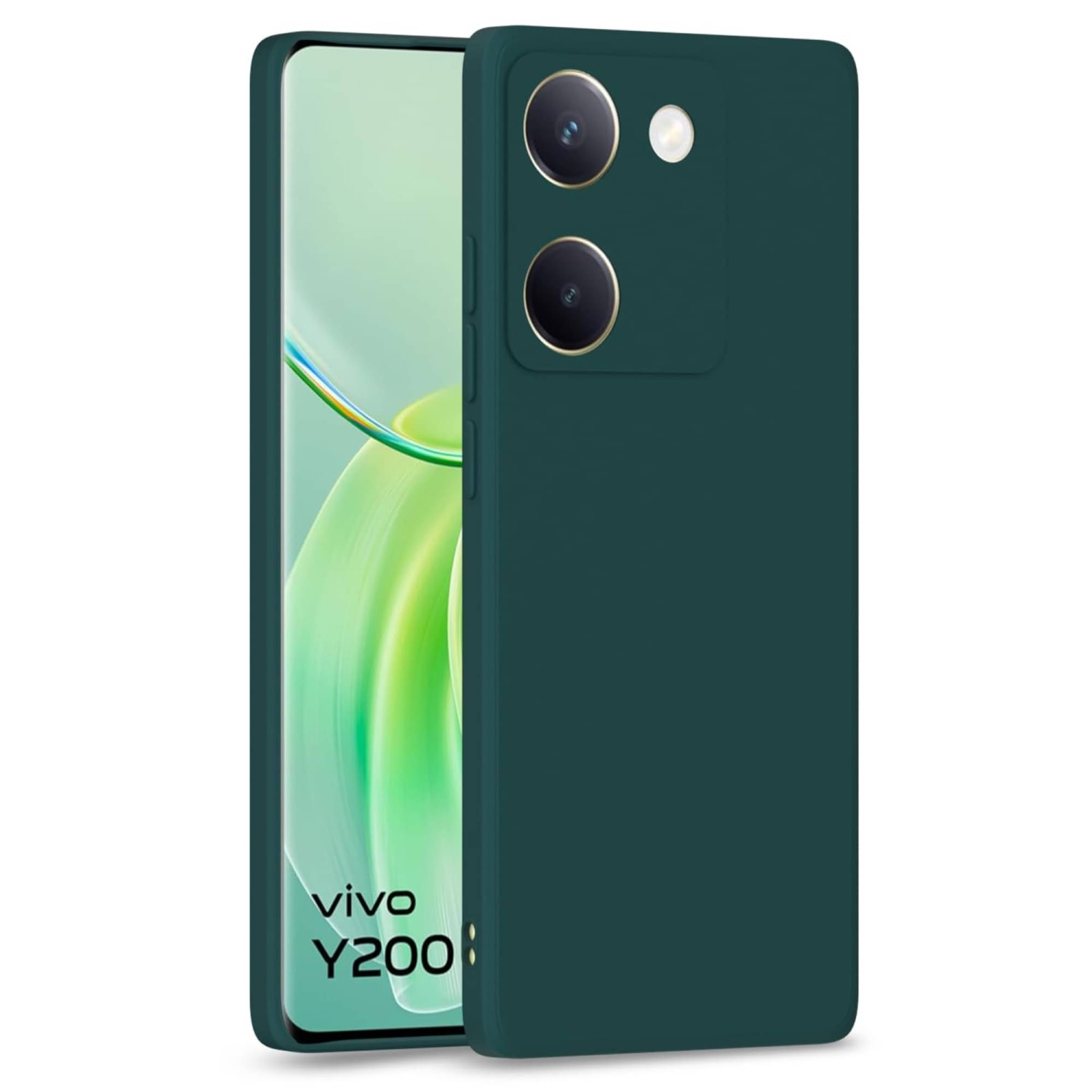     			Case Vault Covers Silicon Soft cases Compatible For Silicon Vivo Y200 Pro ( )