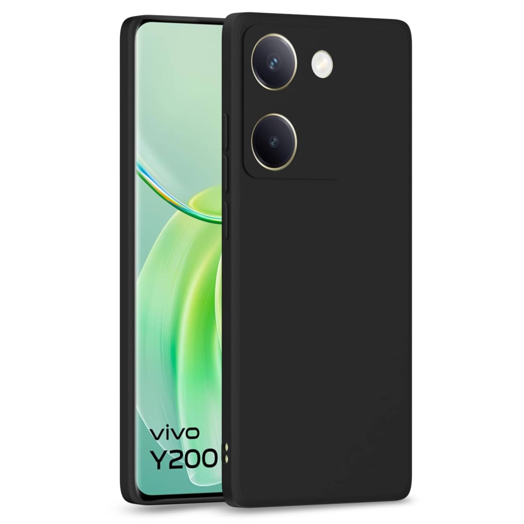     			Case Vault Covers Silicon Soft cases Compatible For Silicon Vivo Y200 Pro ( )
