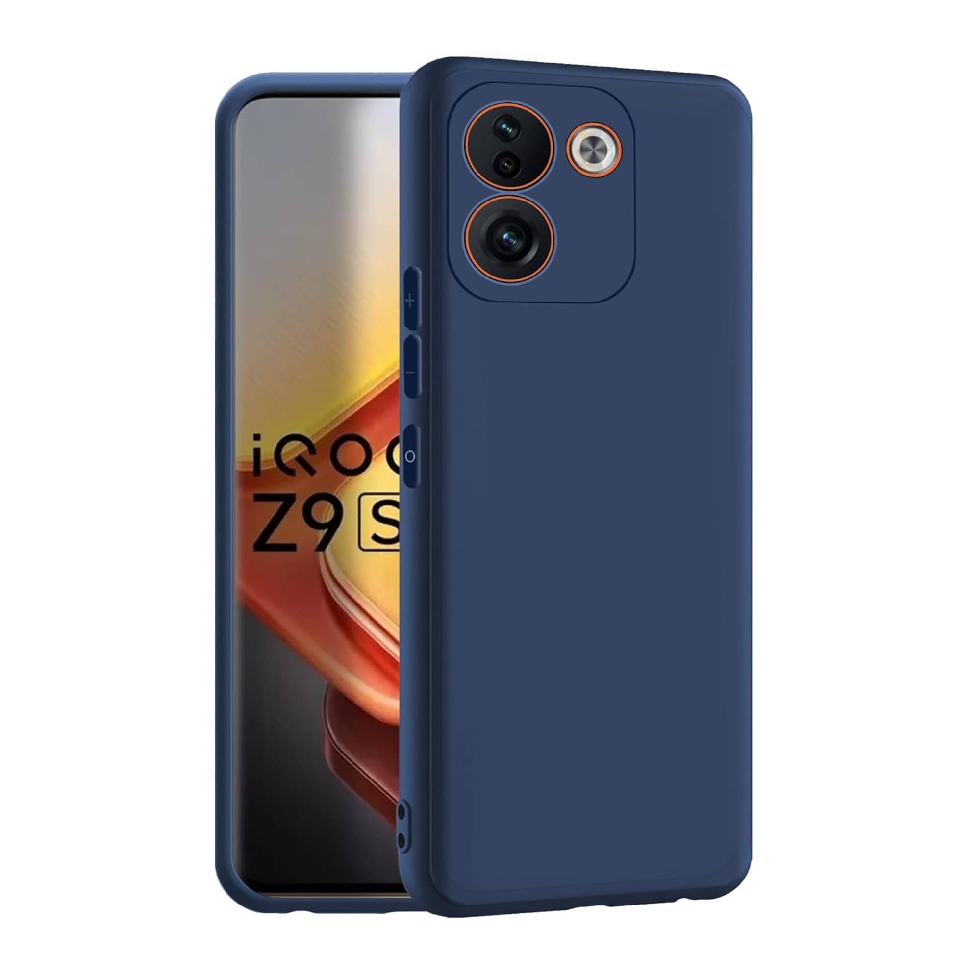     			Case Vault Covers Silicon Soft cases Compatible For Silicon iQOO Z9s Pro 5G ( )