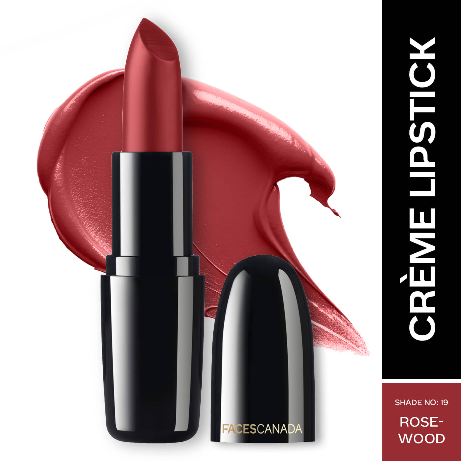 FACES CANADA Weightless Creme Finish Lipstick - Rosewood 19 (4g)