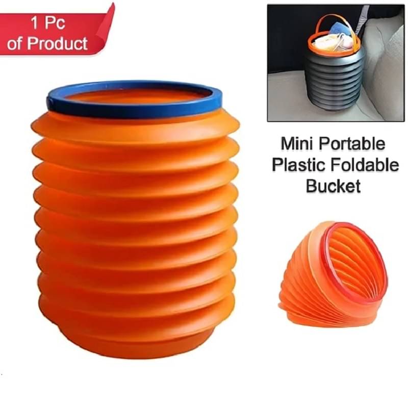     			Foldable Storage Bucket, Water Container (Pack of 1)