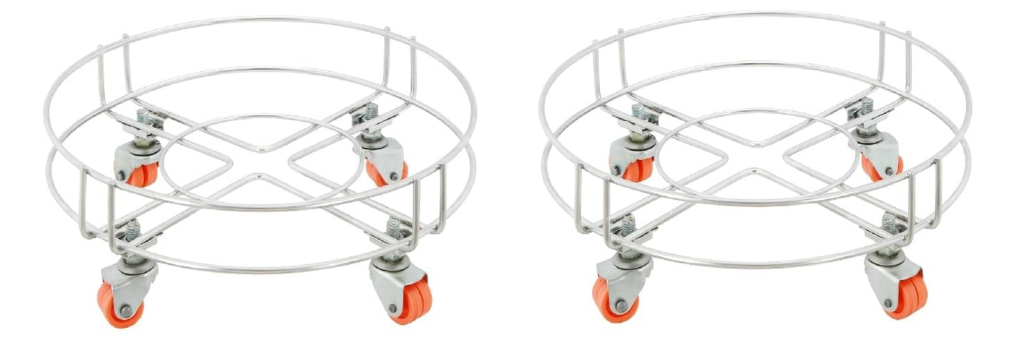     			Green Tales Stainless Steel Gas Cylinder Trolleys