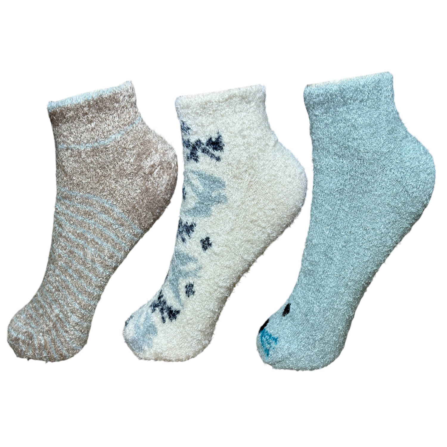 HF LUMEN Pack of 3 Women's Woollen Ankle Length Socks ( Multicolor ) HF LUMEN Pack of 3 Women's Woollen Ankle Length Socks ( Multicolor )
