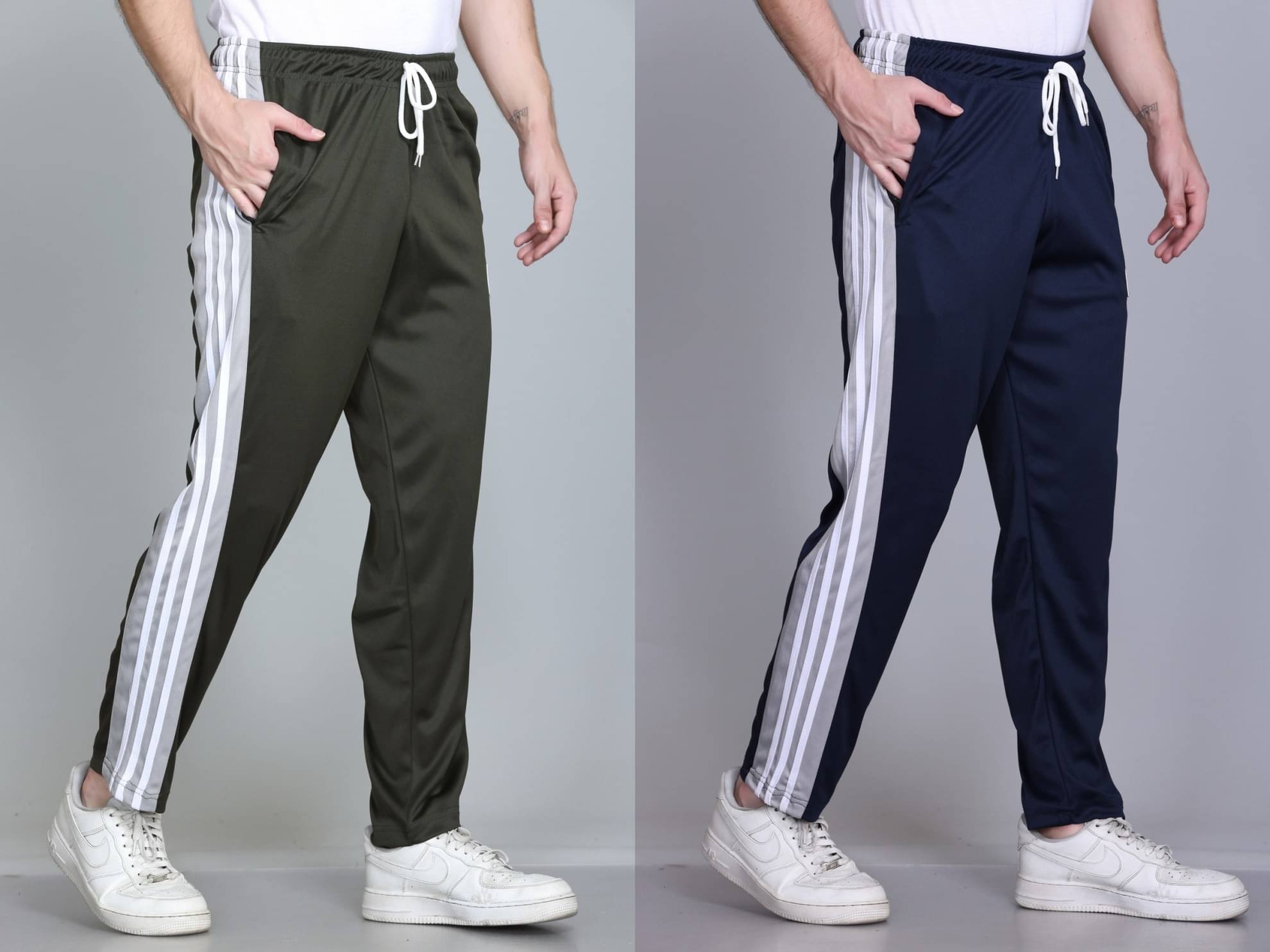 HVBK Multicolor Polyester Men's Trackpants ( Pack of 2 )     			HVBK Multicolor Polyester Men's Trackpants ( Pack of 2 )