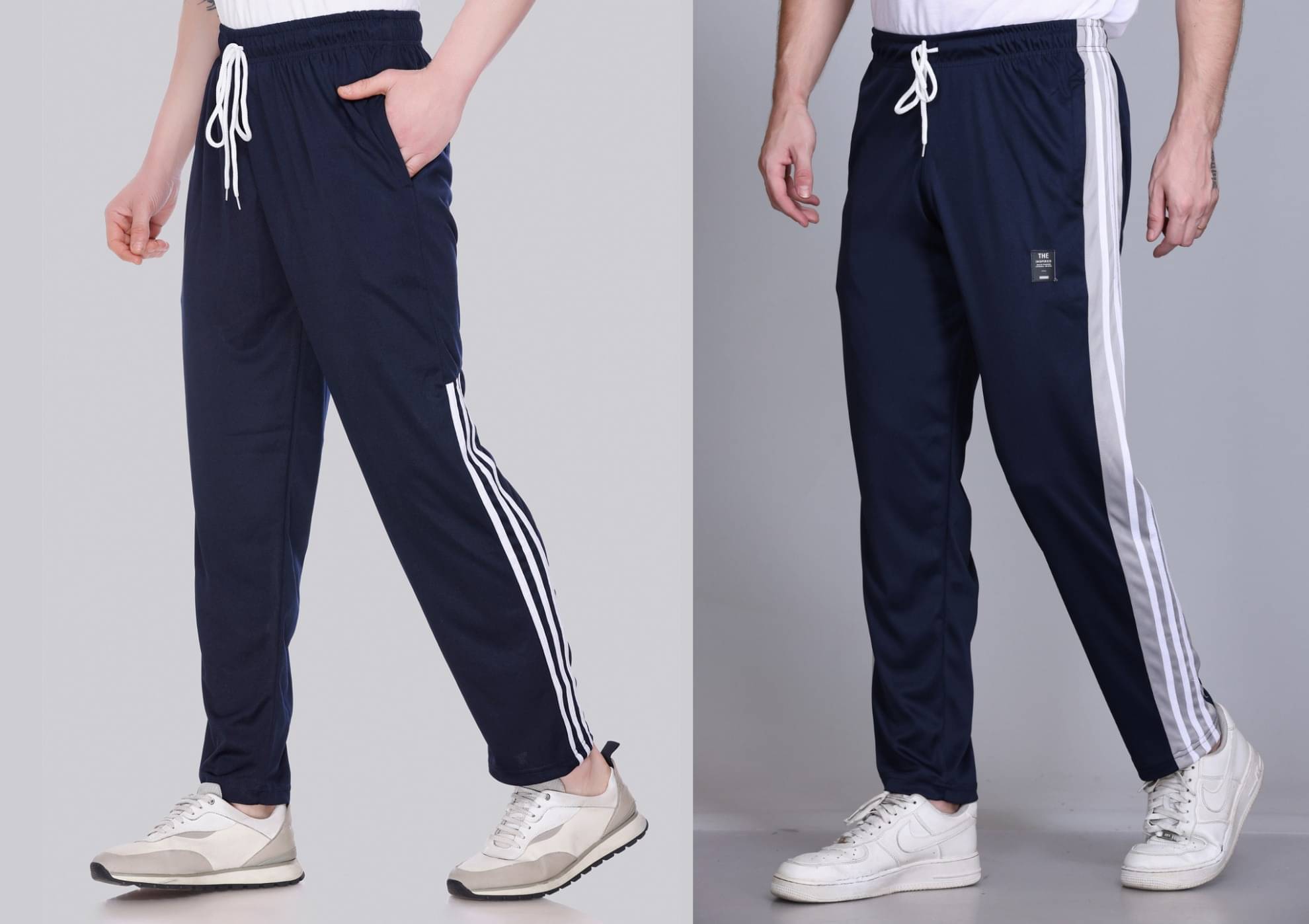 HVBK Multicolor Polyester Men's Trackpants ( Pack of 2 ) HVBK Multicolor Polyester Men's Trackpants ( Pack of 2 )