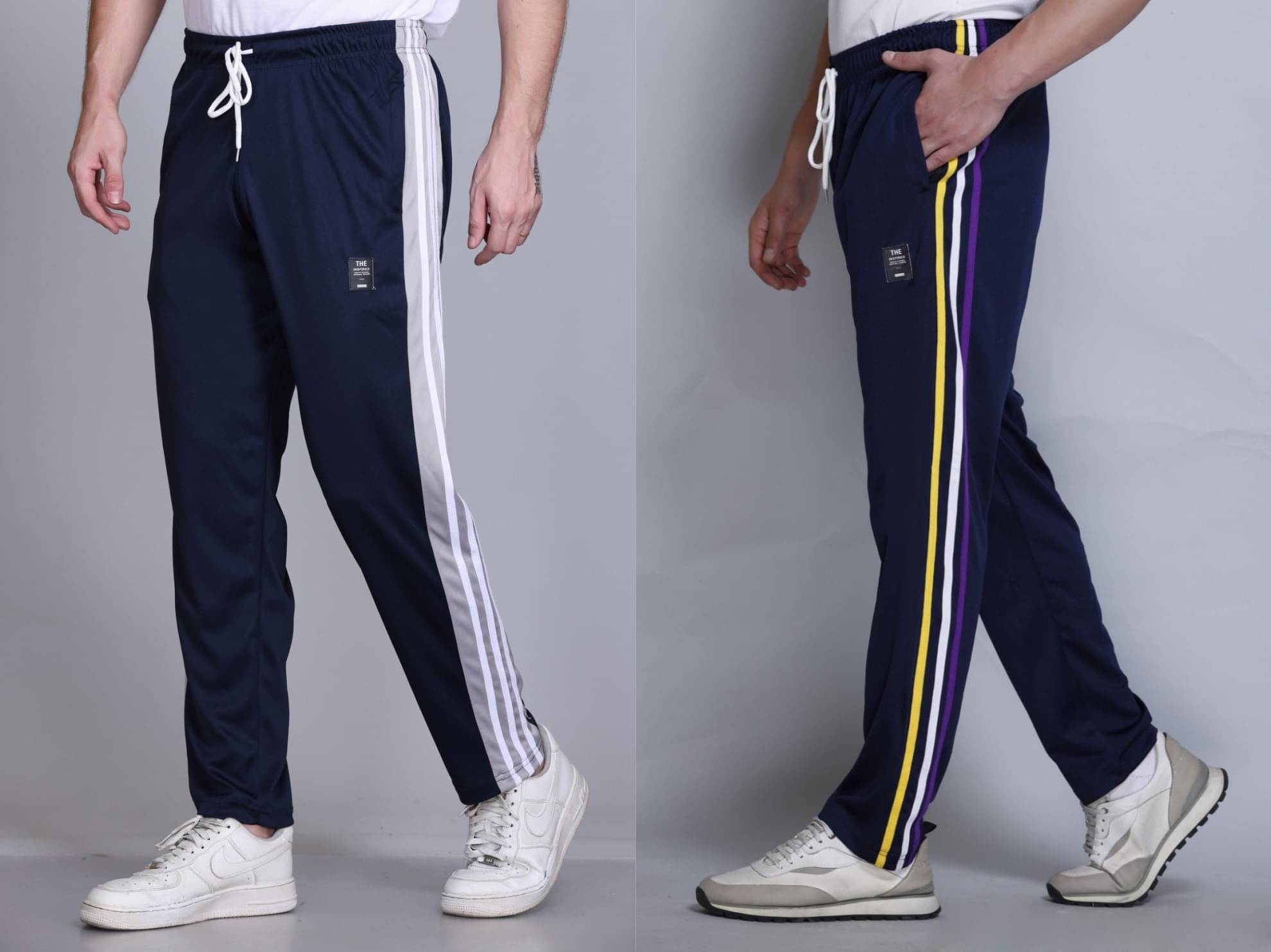 HVBK Multicolor Polyester Men's Trackpants ( Pack of 2 ) HVBK Multicolor Polyester Men's Trackpants ( Pack of 2 )