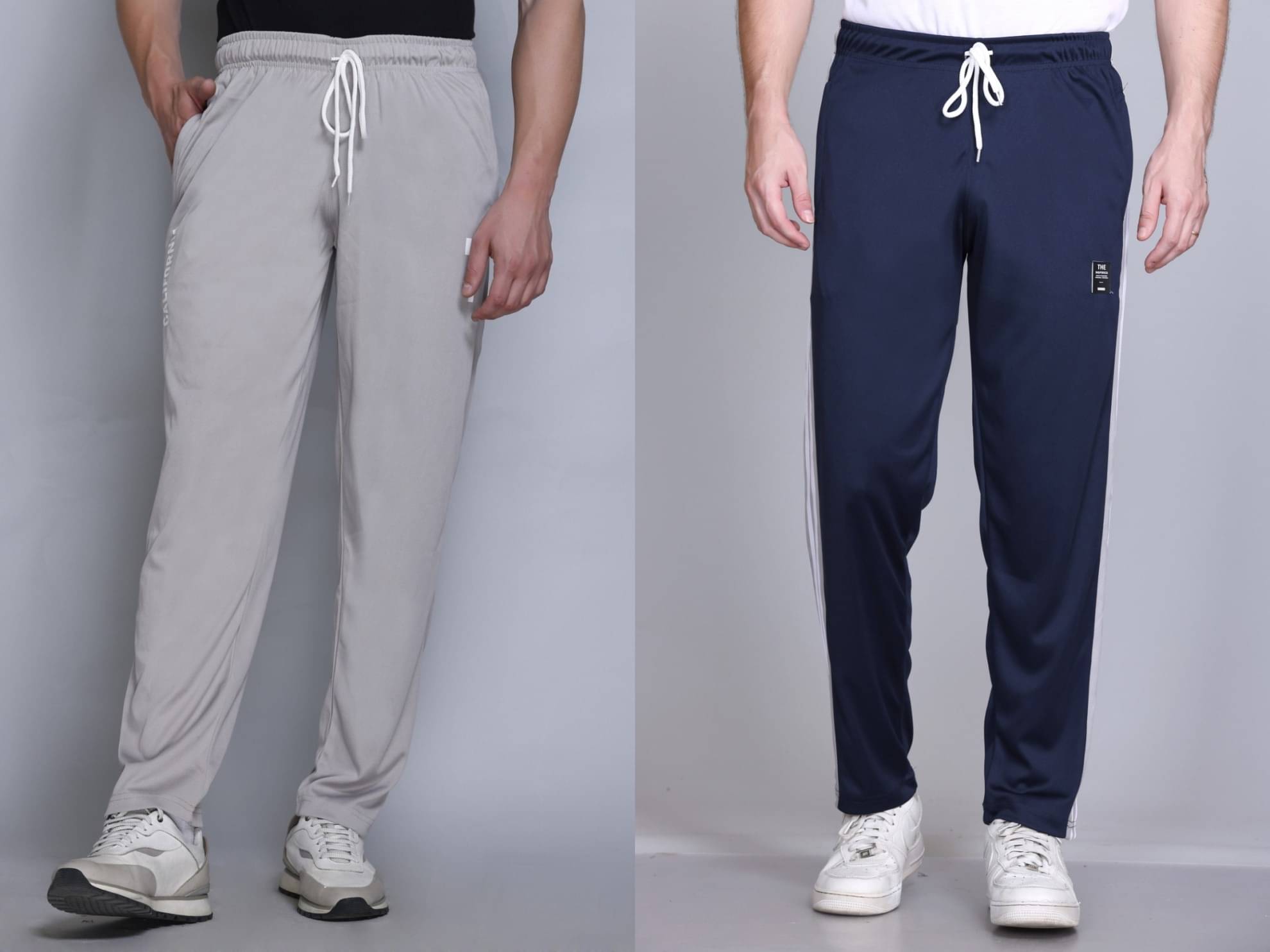     			HVBK Multicolor Polyester Men's Trackpants ( Pack of 2 )