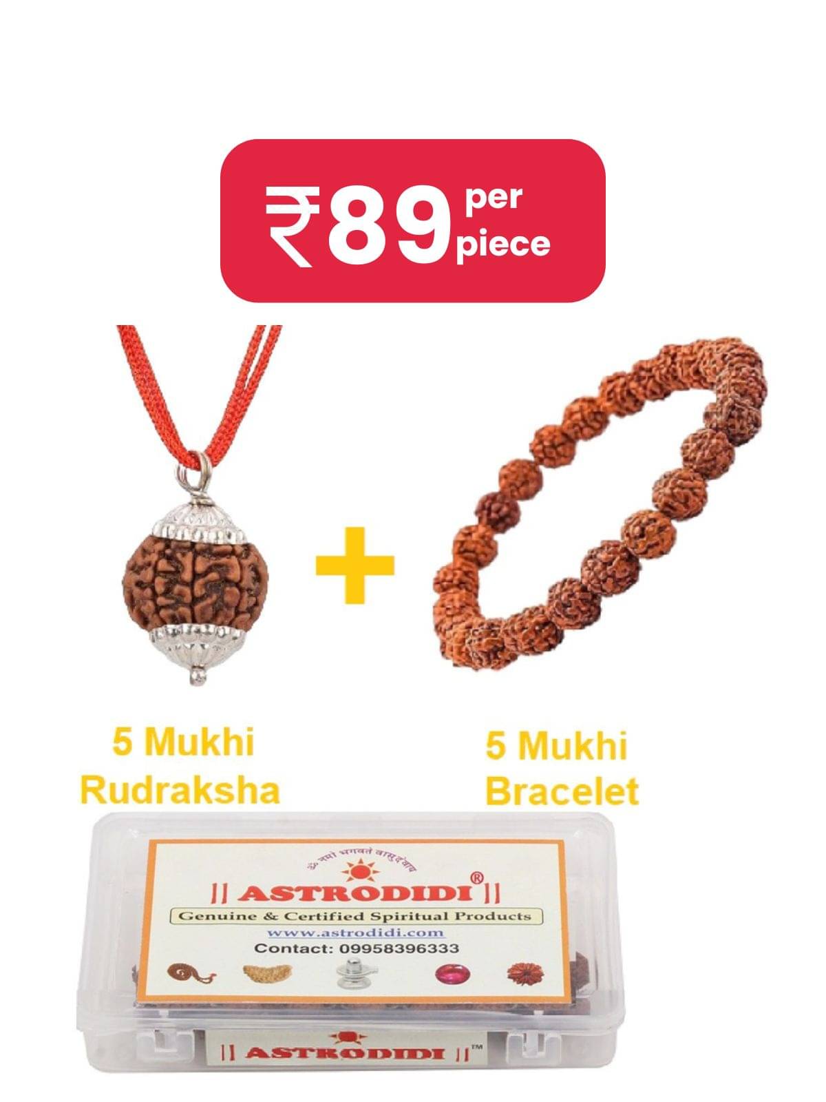 Astrodidi 5 Mukhi Rudraksha Pendant and Bracelet | Nepali Five Face Pendant and Bracelet Astrodidi 5 Mukhi Rudraksha Pendant and Bracelet | Nepali Five Face Pendant and Bracelet