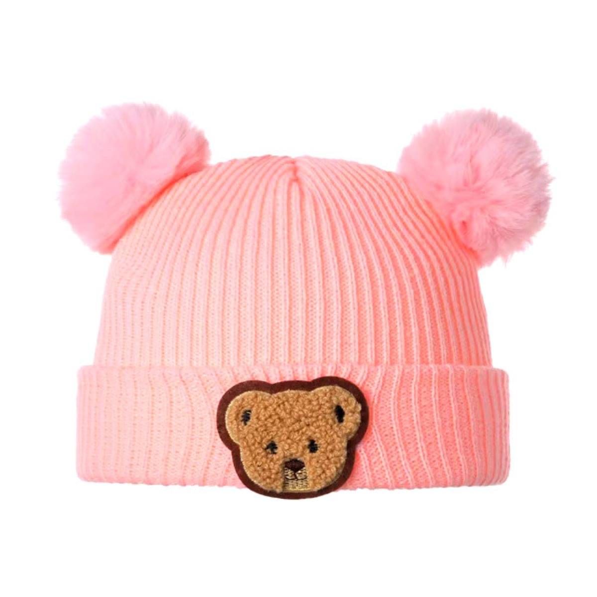     			Infispace Baby's Woolen Skull Beanie Cap with Neck Warmer | Knit Woolen Hat Cap Neck Scarf Soft Wool Warm for Boys & Girs (Age: 6 Months to 4Years)caps neck set set for kids