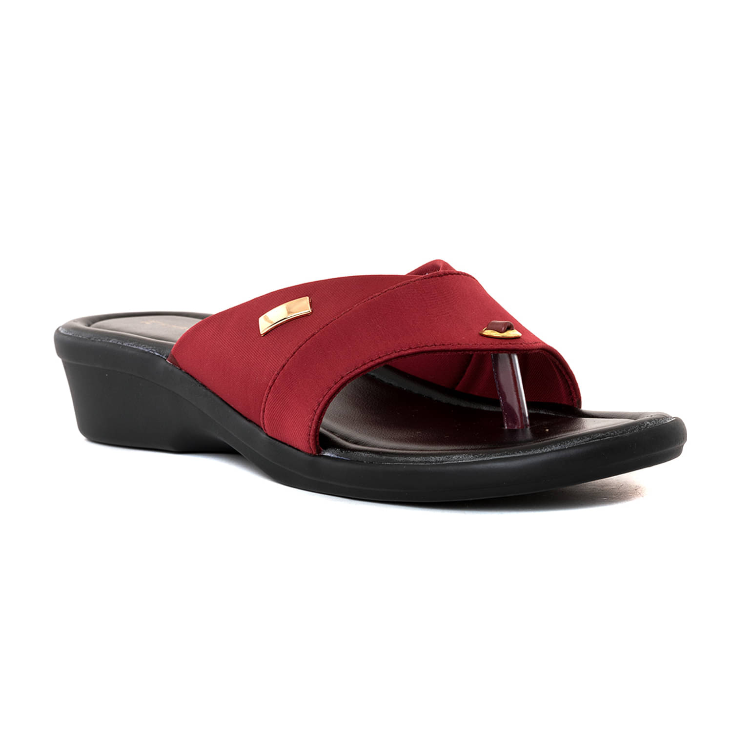 KHADIM Red Women's Slip On Heels KHADIM Red Women's Slip On Heels