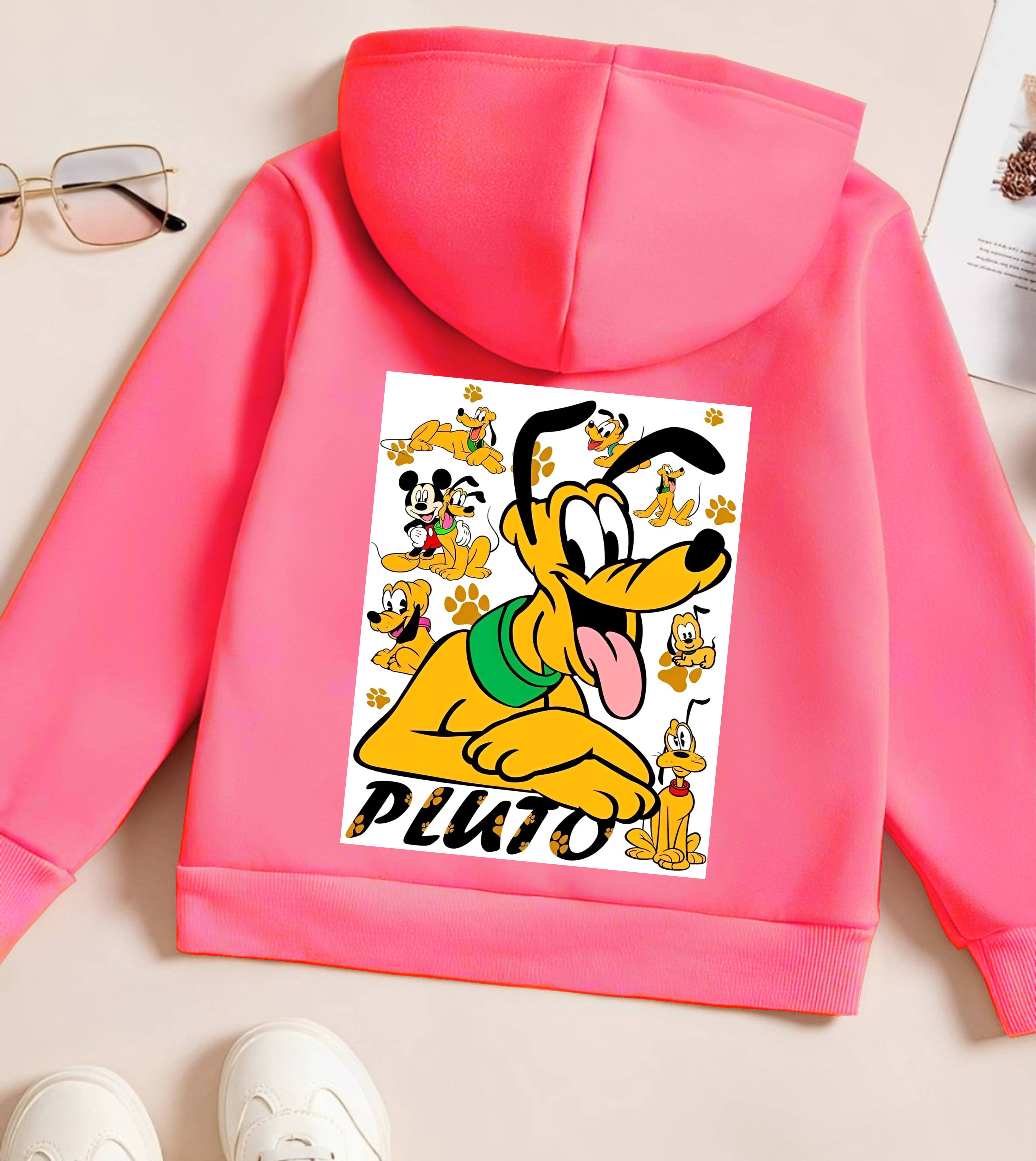     			Lecowar Pack of 1 Boys Fleece Sweatshirt ( Pink )