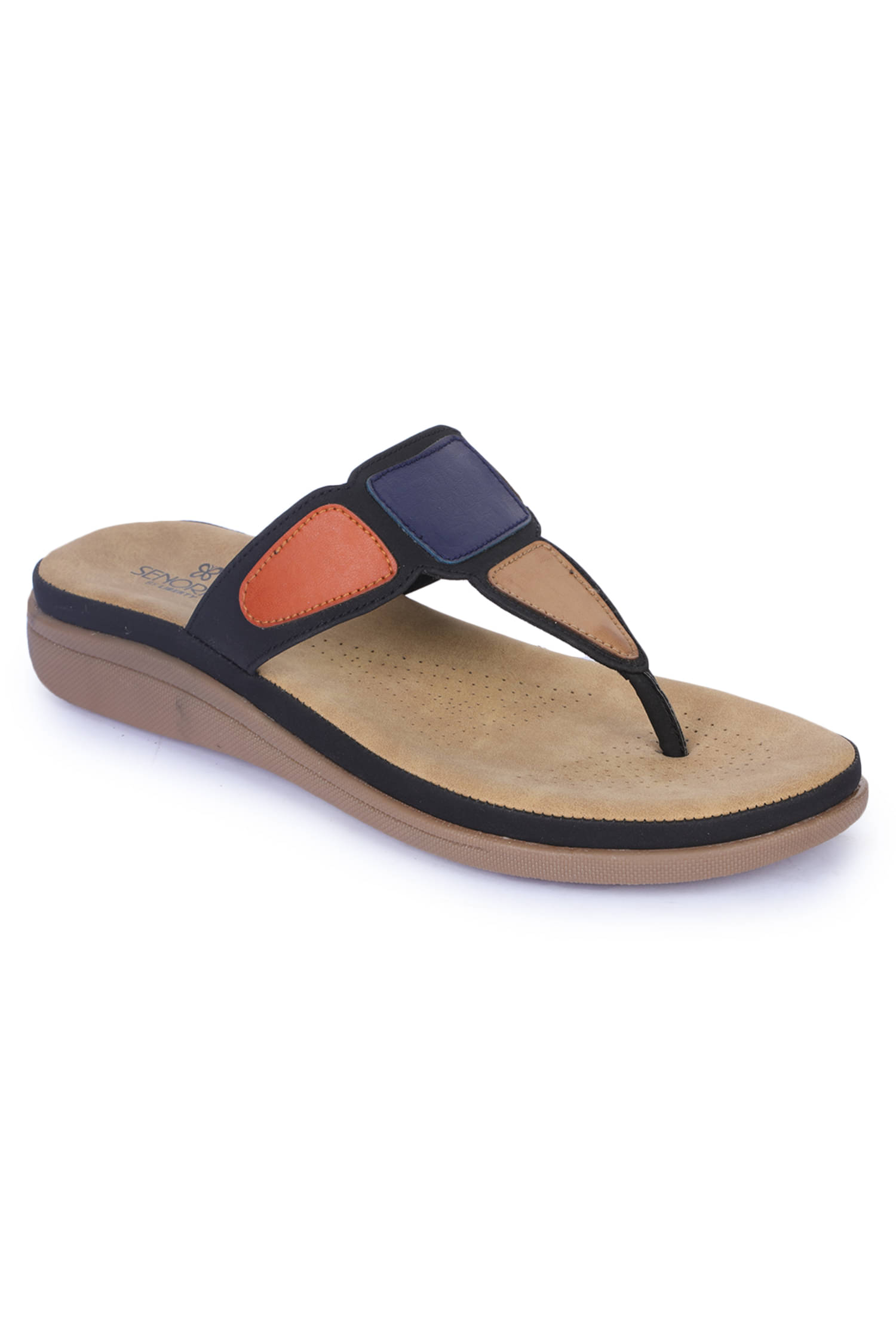     			Liberty Blue Women's Leather Slipper