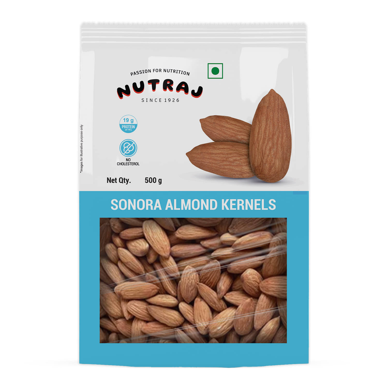     			Nutraj Sonora Almond 500g, Sonora Badam 500g)