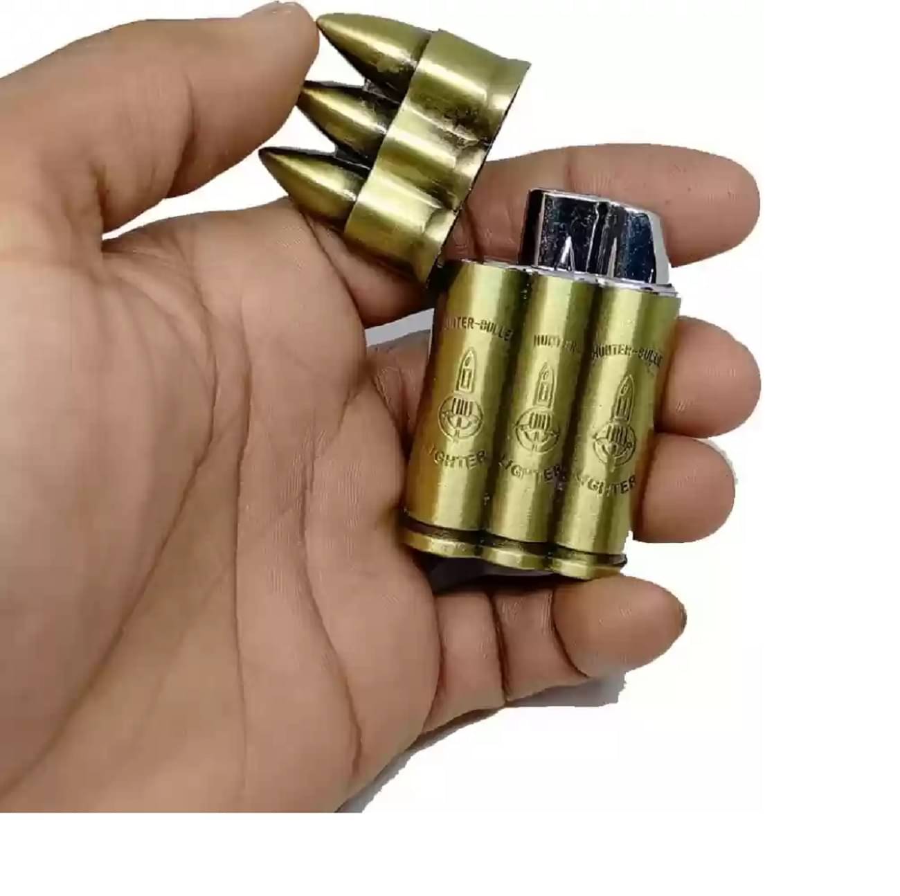     			PAAVI Gold Iron Cigarette Lighter ( Pack of 1 )