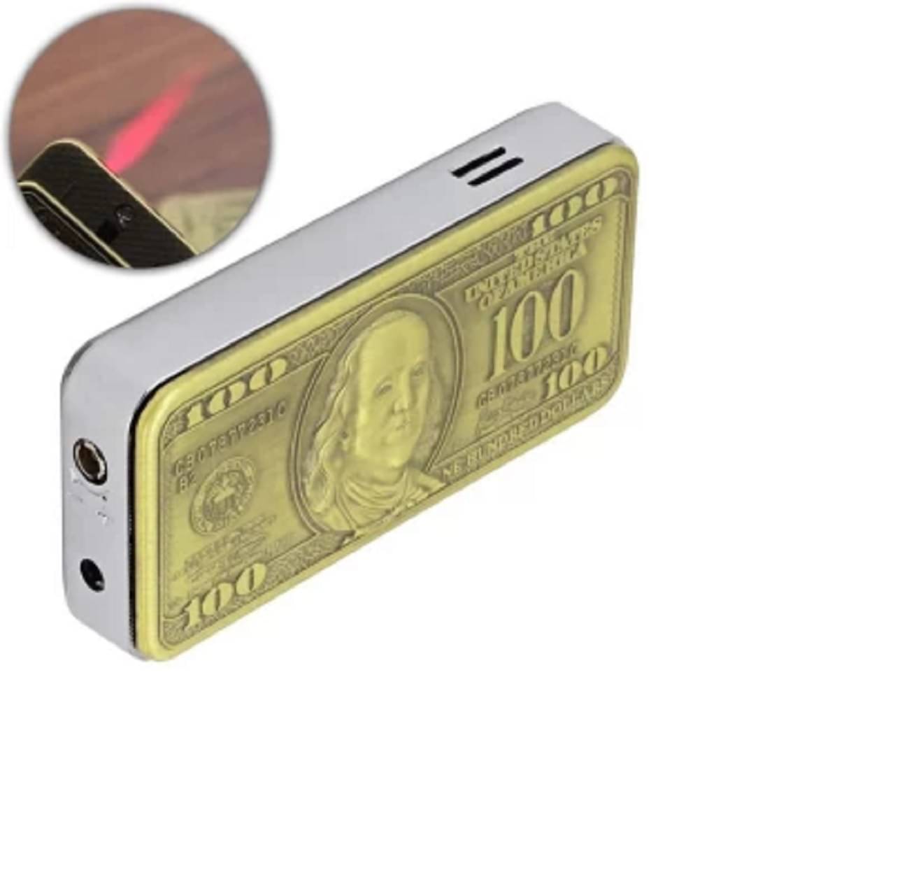     			PAAVI Gold Silver Cigarette Lighter ( Pack of 1 )
