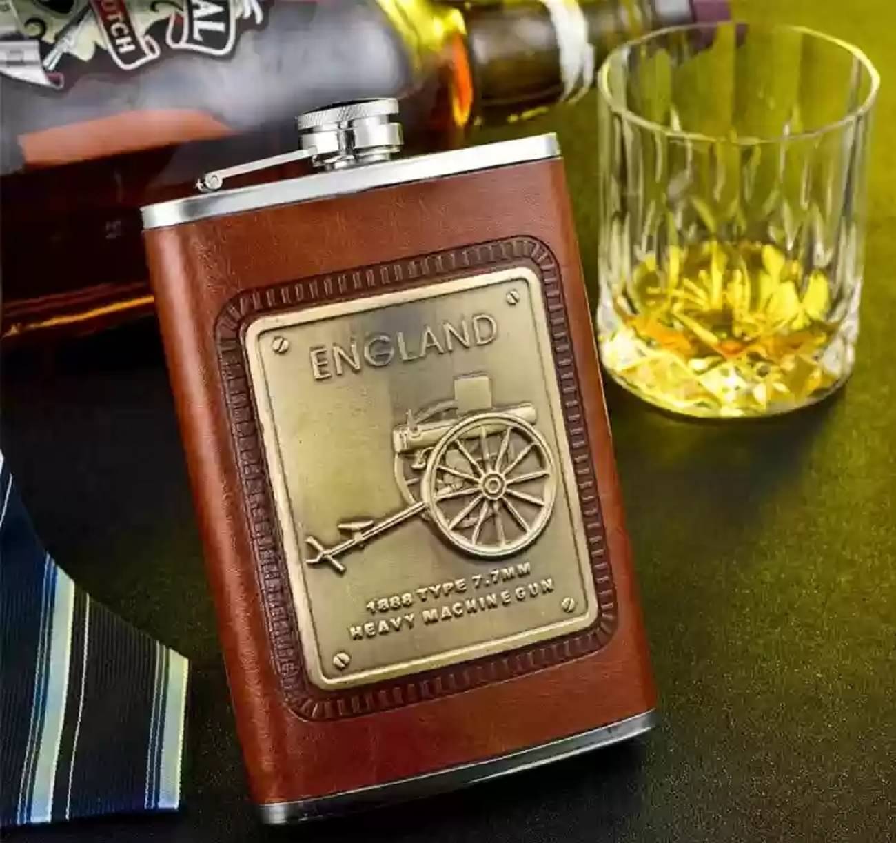     			PAAVI Steel Hip Flask