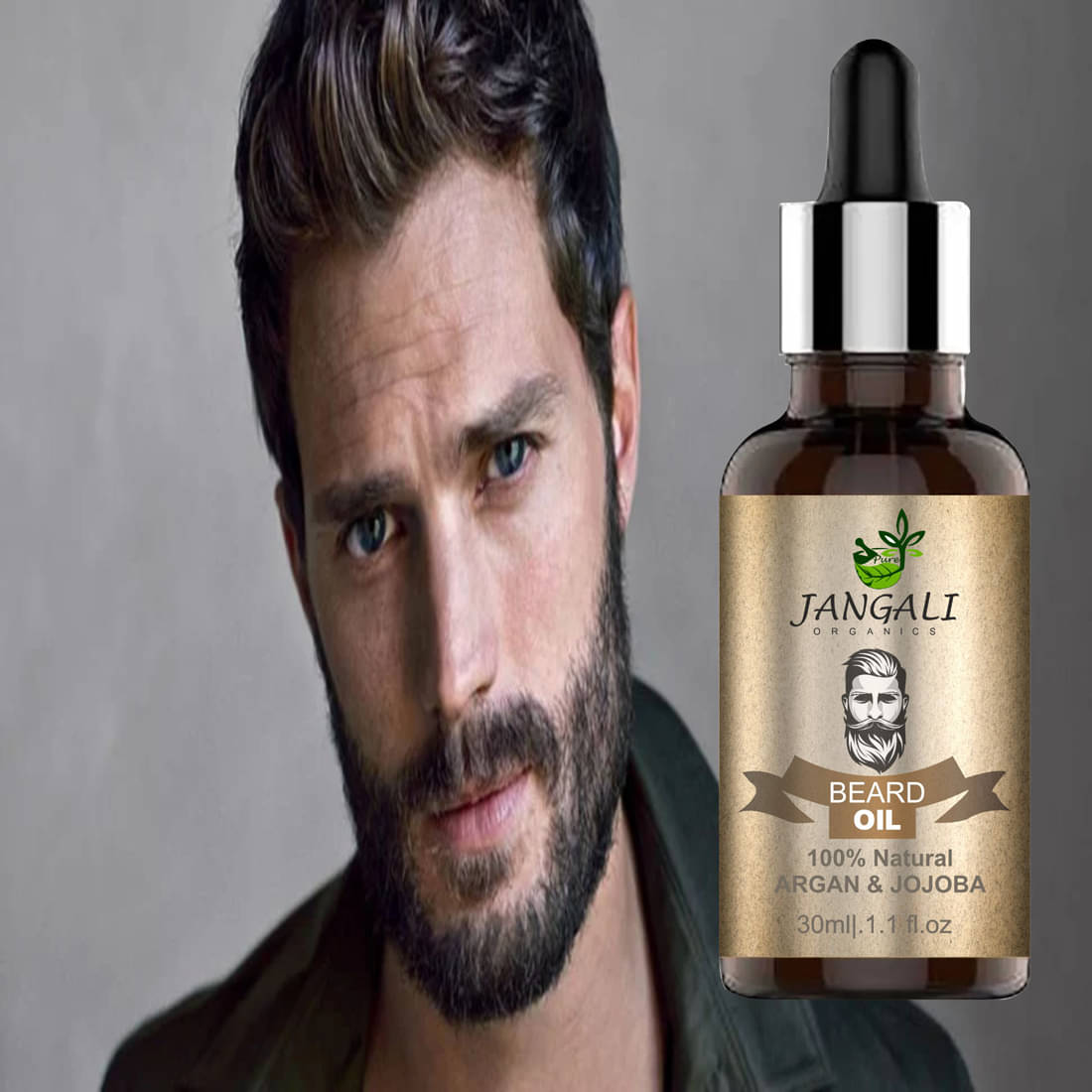 Pure Jangali Organics Beard Oil 30 ml     			Pure Jangali Organics Beard Oil 30 ml