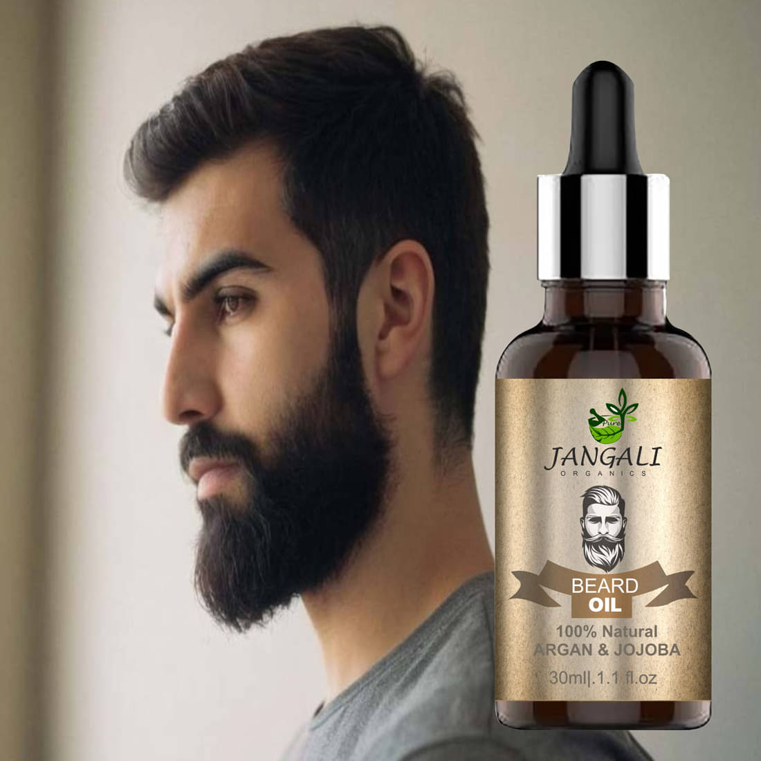 Pure Jangali Organics Beard Oil 30 ml Pure Jangali Organics Beard Oil 30 ml