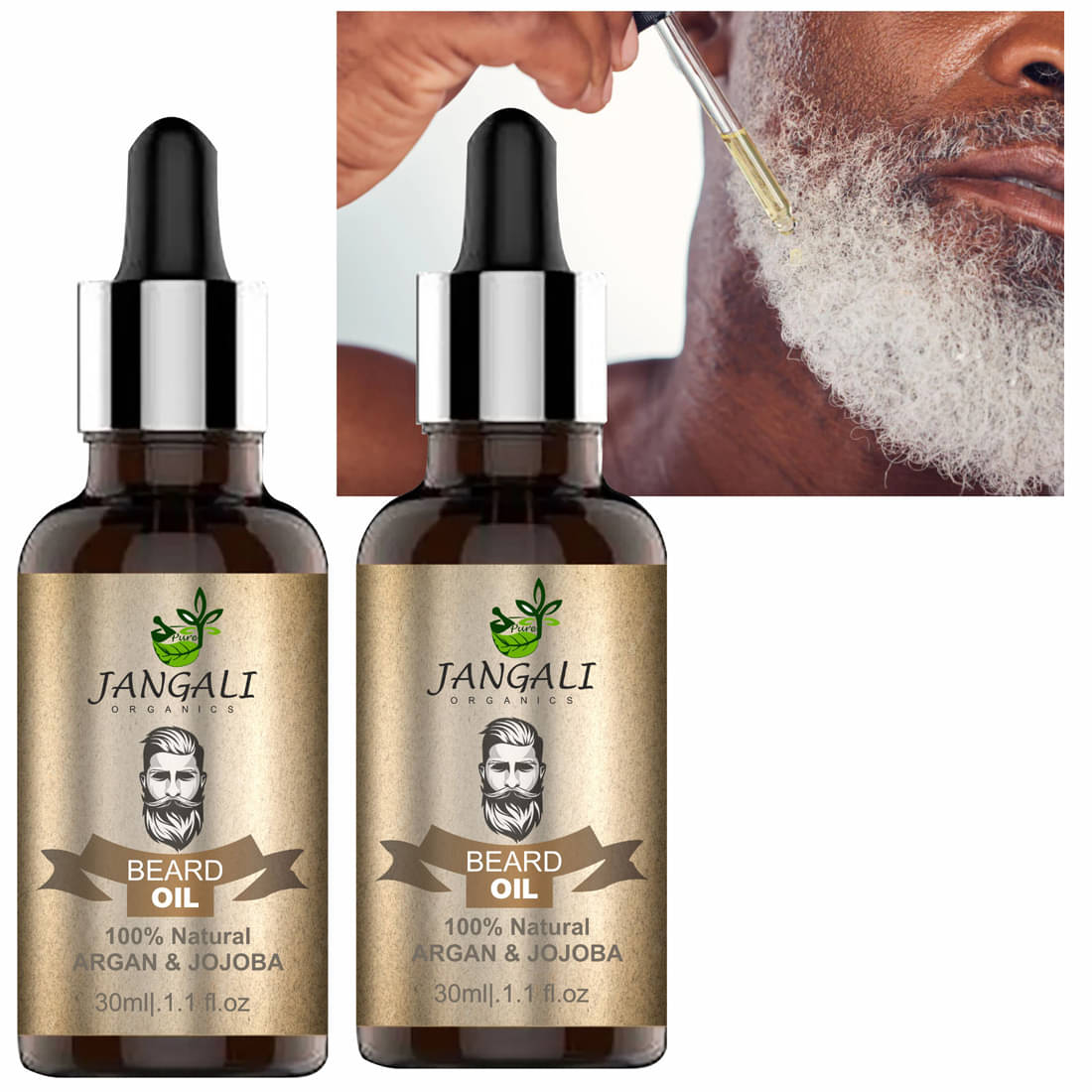 Pure Jangali Organics Beard Oil 30 ml     			Pure Jangali Organics Beard Oil 30 ml