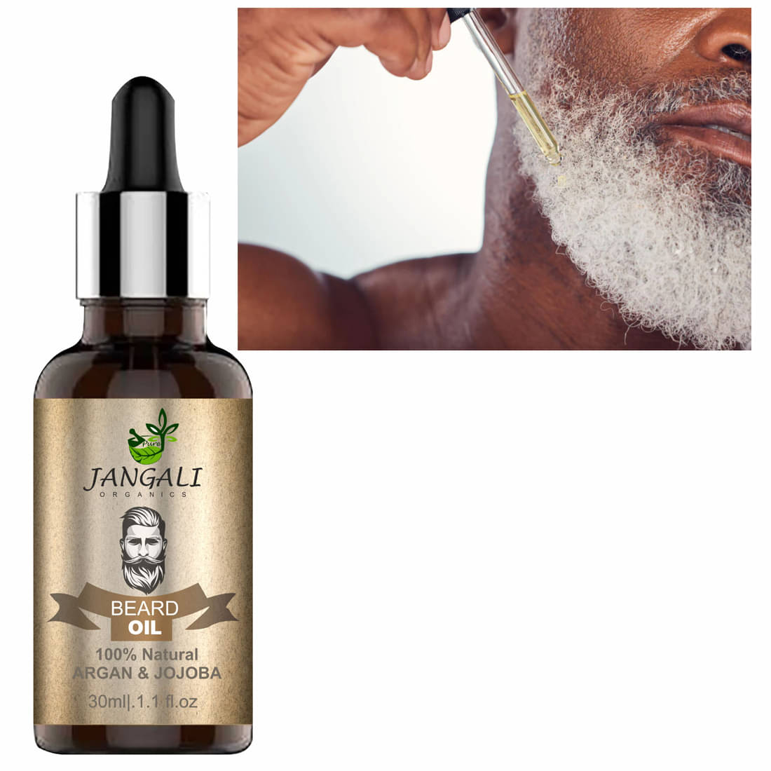 Pure Jangali Organics Beard Oil 30 ml Pure Jangali Organics Beard Oil 30 ml