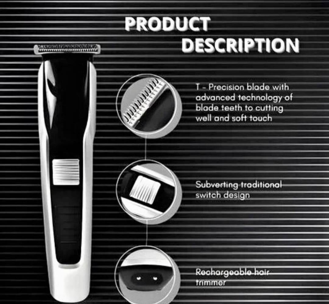    			QitmirMKT 538 Trimmer 538 Trimmer Multicolor Cordless Dock Trimmer With 120 minutes Runtime