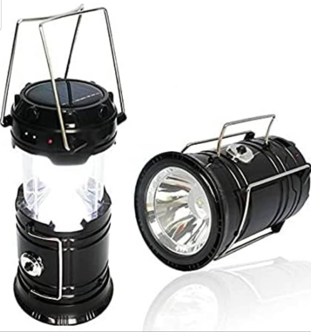     			QitmirMKT Hiking Rechargeable Solar Lantern Light 10W Multicolor Emergency Light ( Pack of 1 )
