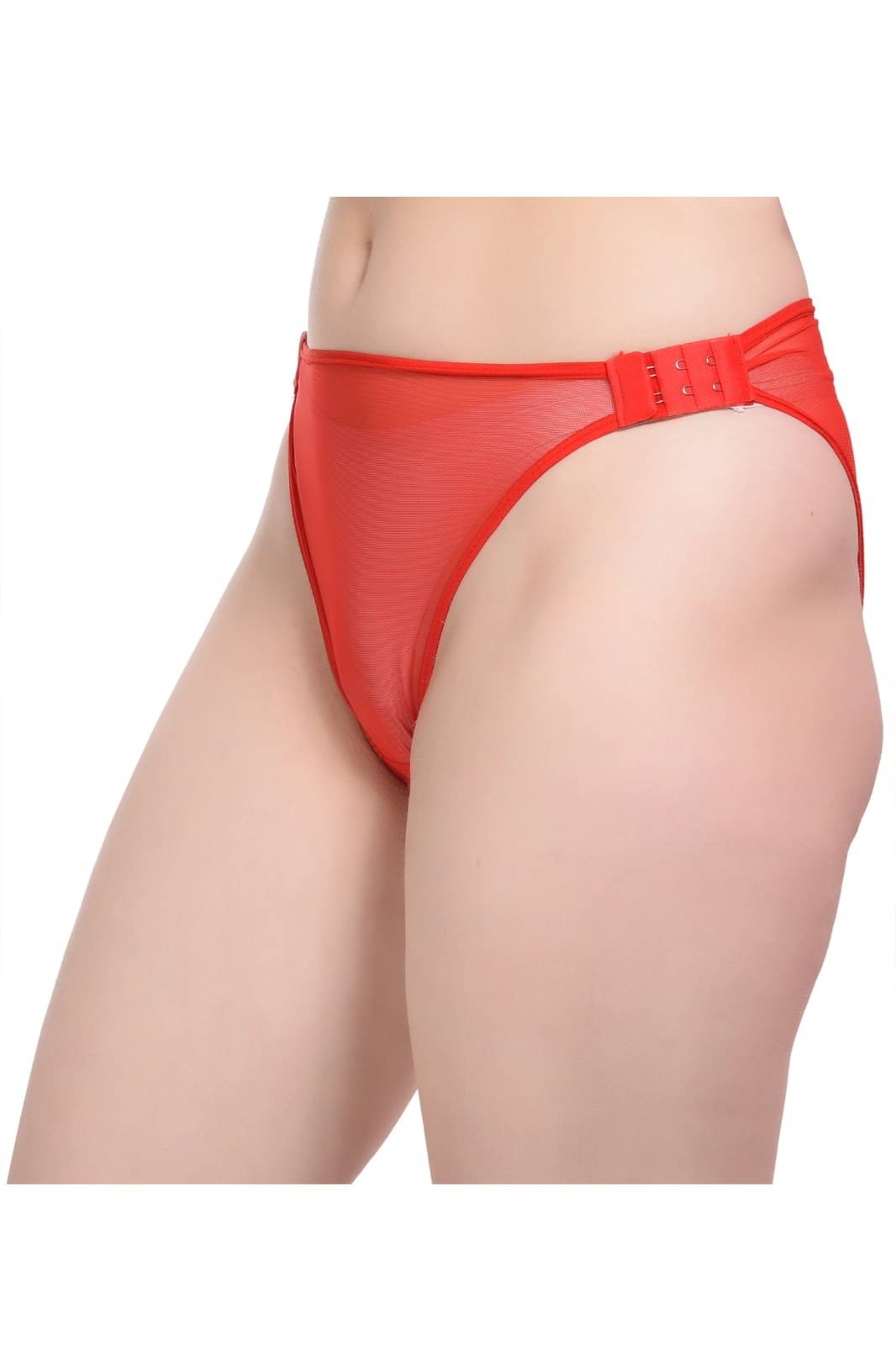 ROKONIC Pack of 1 Net/Mesh Briefs For Women ( Red ) ROKONIC Pack of 1 Net/Mesh Briefs For Women ( Red )
