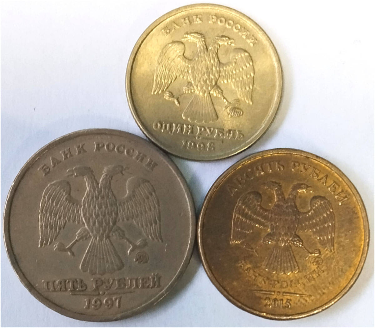     			RUSSIA 3 DIFF COINS SET
