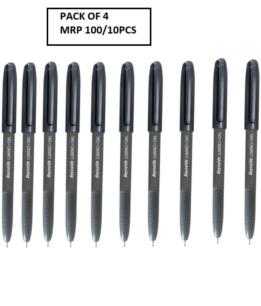 Reynolds Limino Gel Black 10 Pcs (Pack of 4)