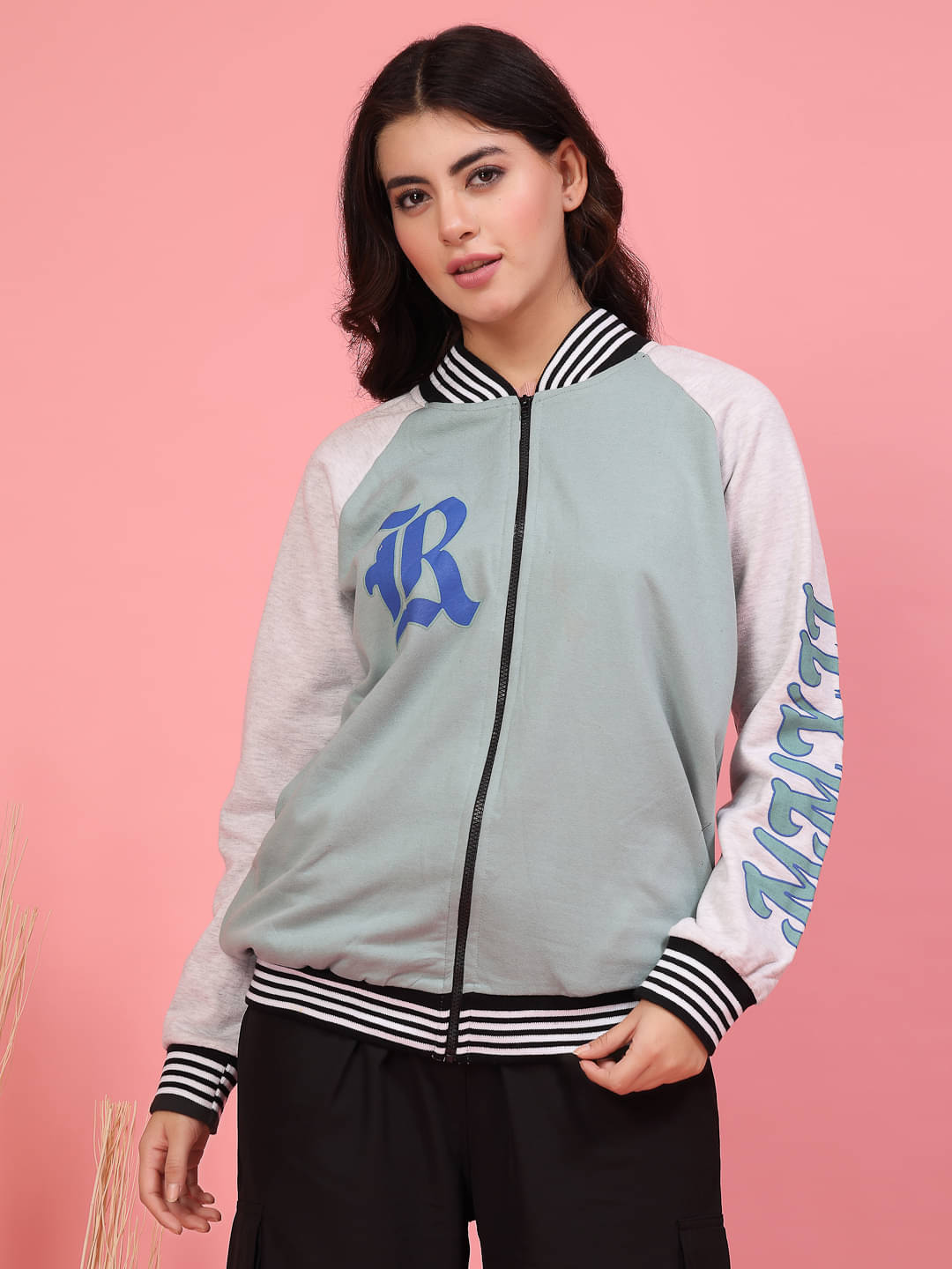     			Rigo - Fleece Green Varsity Jackets Pack of 1